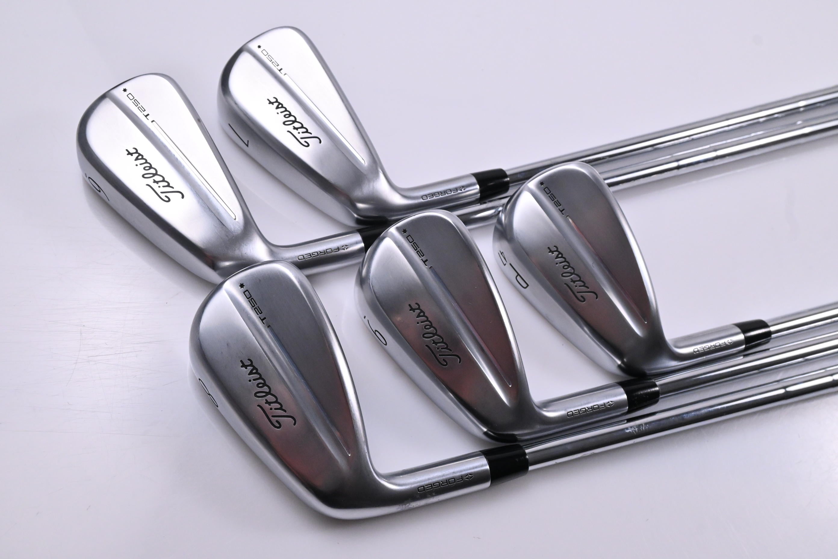 Left Hand Titleist T250* 2025 Irons / 6-PW / Stiff Flex Steel Shafts
