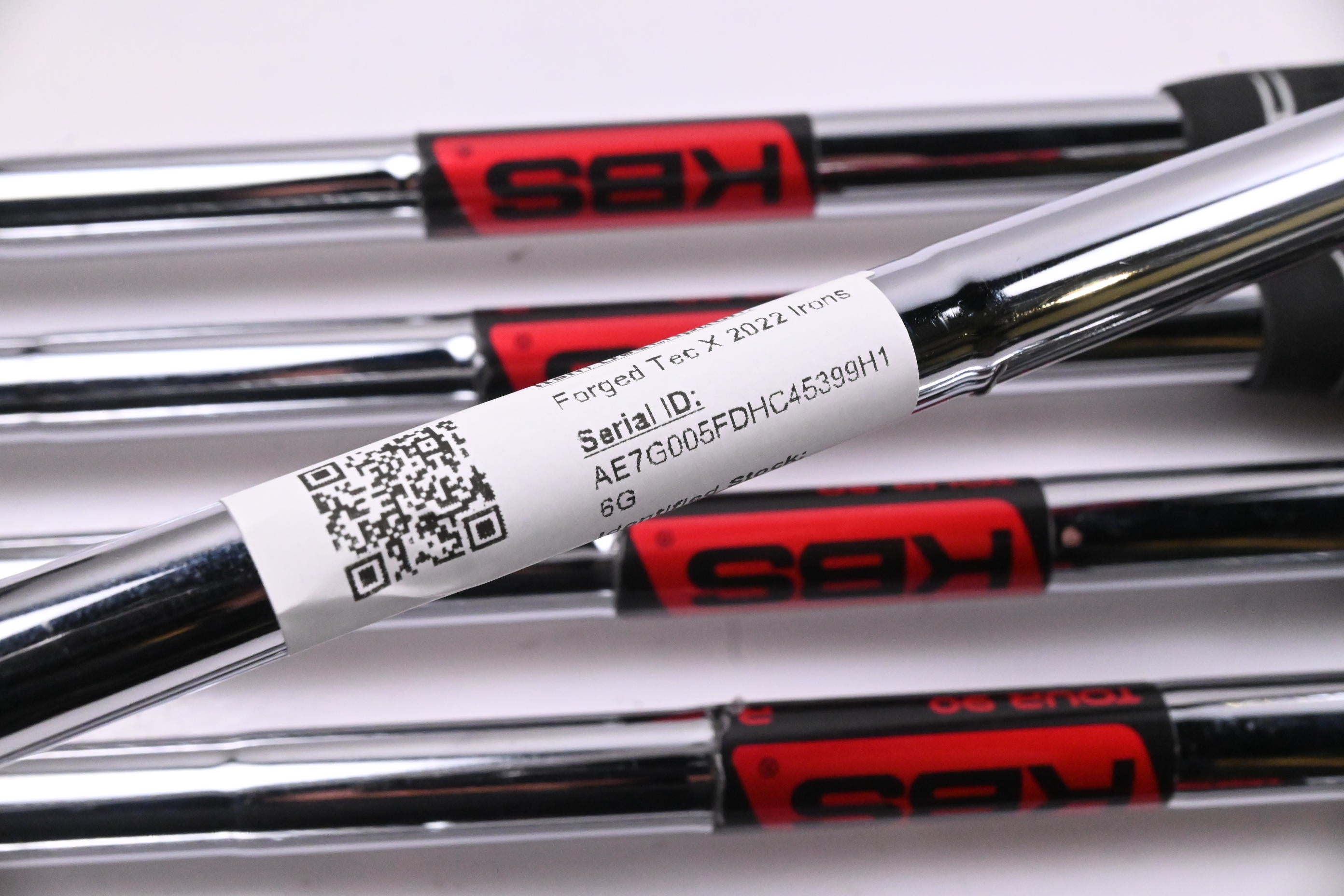 Cobra Forged Tec X 2022 Irons / 4-PW / Regular Flex KBS Tour 90 Shafts