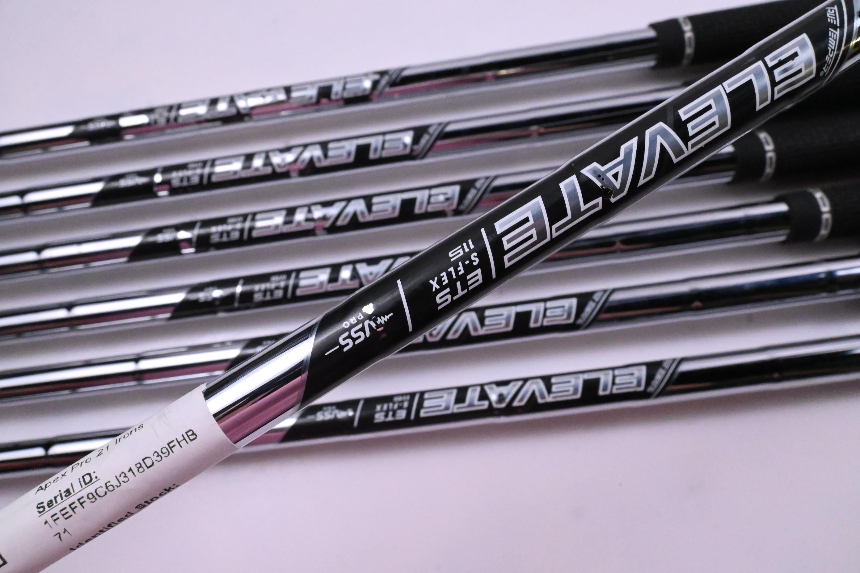 Callaway Apex Pro 21 Irons / 4-PW / Stiff Flex Elevate ETS 115 Shafts