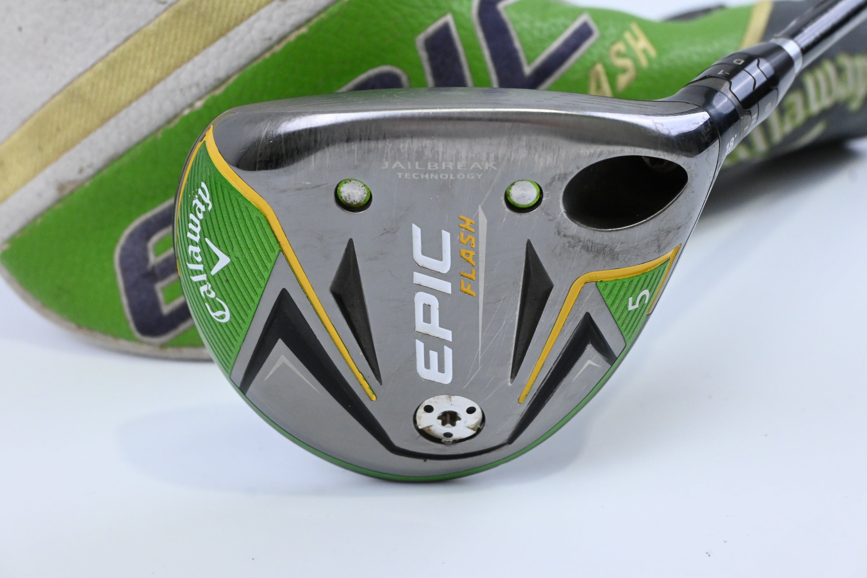 Callaway Epic Flash #5 Wood / 18 Degree / Regular Flex Evenflow Green 65 Shaft
