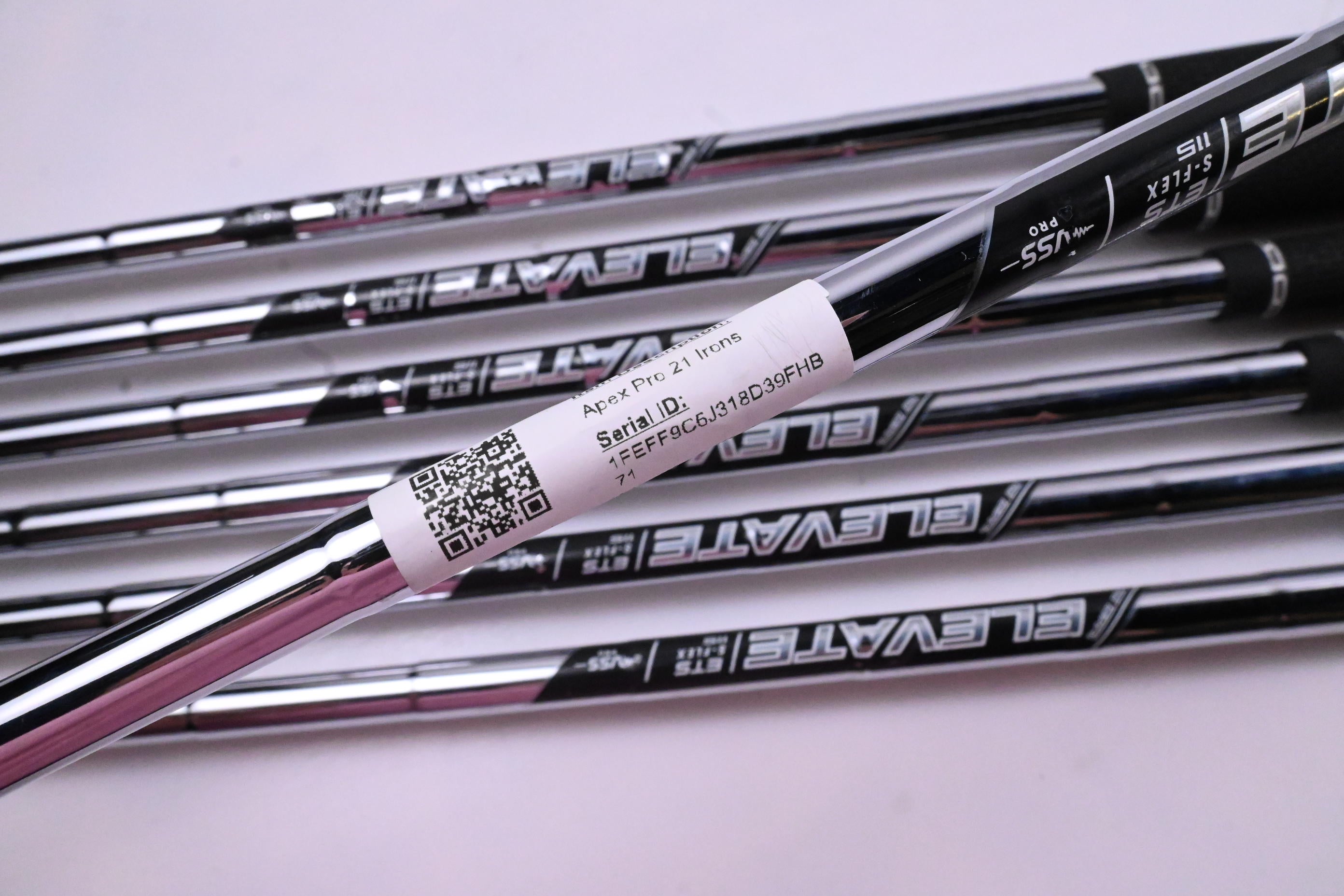 Callaway Apex Pro 21 Irons / 4-PW / Stiff Flex Elevate ETS 115 Shafts