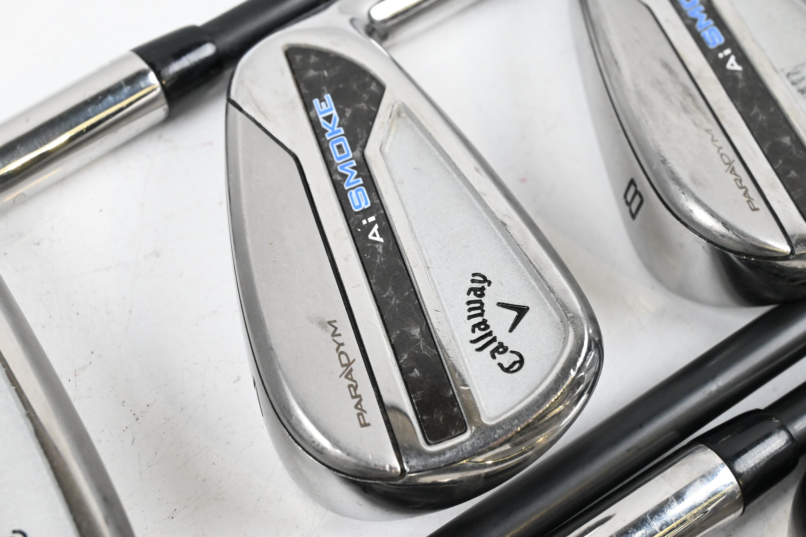 Callaway Paradym Ai Smoke Irons / 6-PW+AW+GW / Senior Flex Cypher 2.0 50