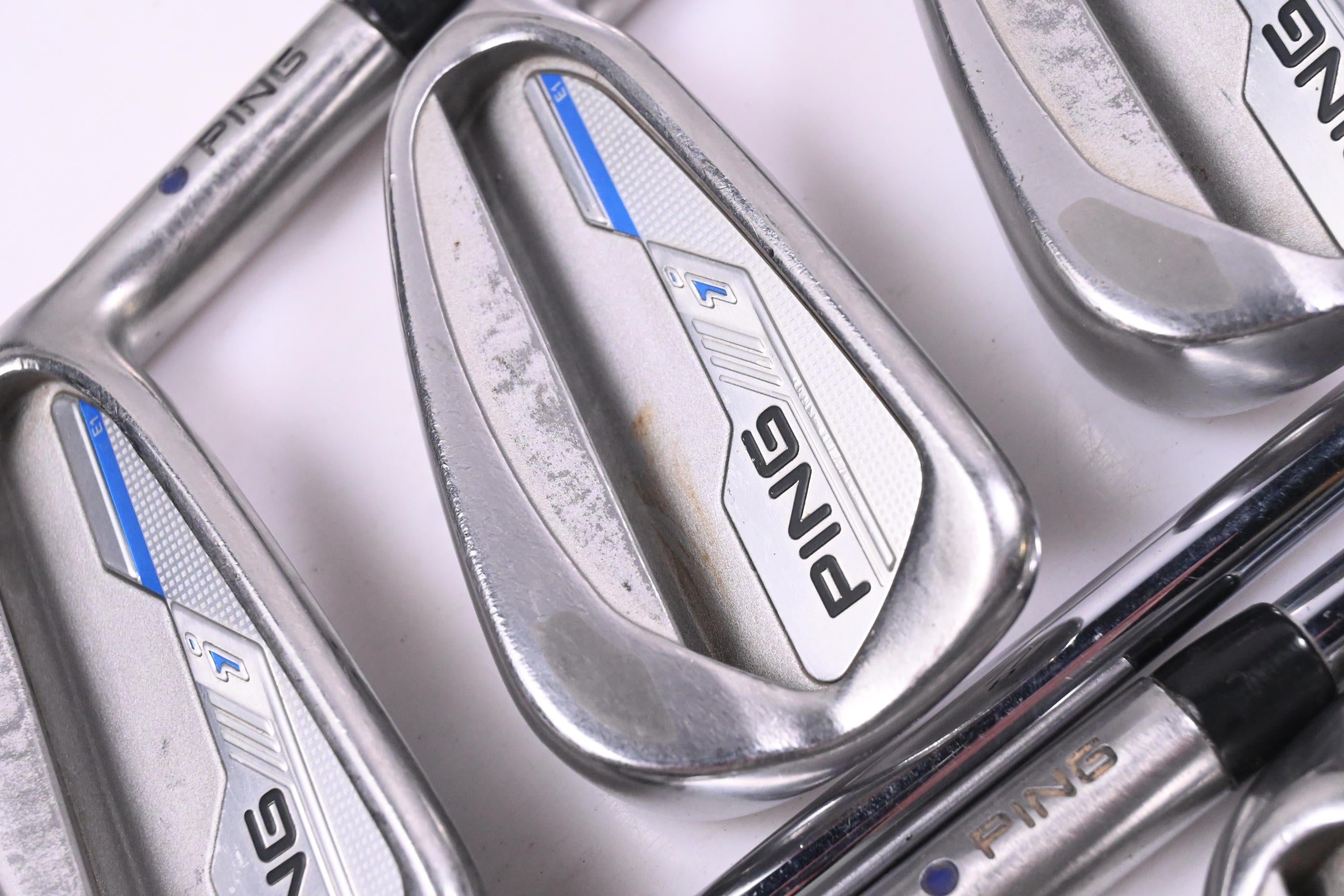Ping i-Series E1 Irons / 5-PW+GW / Purple Dot / Stiff Flex Steel Shafts