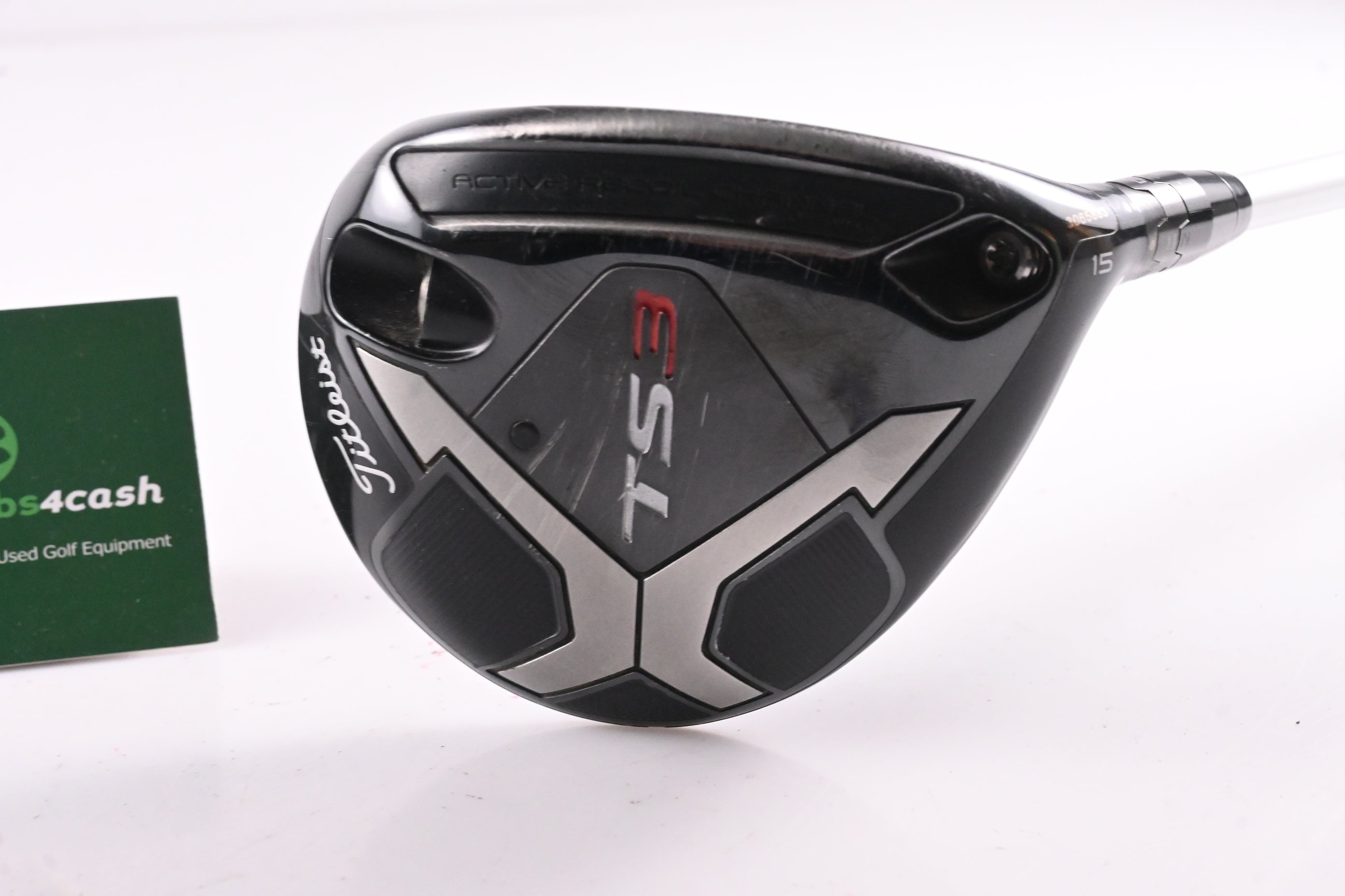Titleist TS3 #3 Wood / 15 Degree / Stiff Flex Aldila Rogue Black 80 Shaft