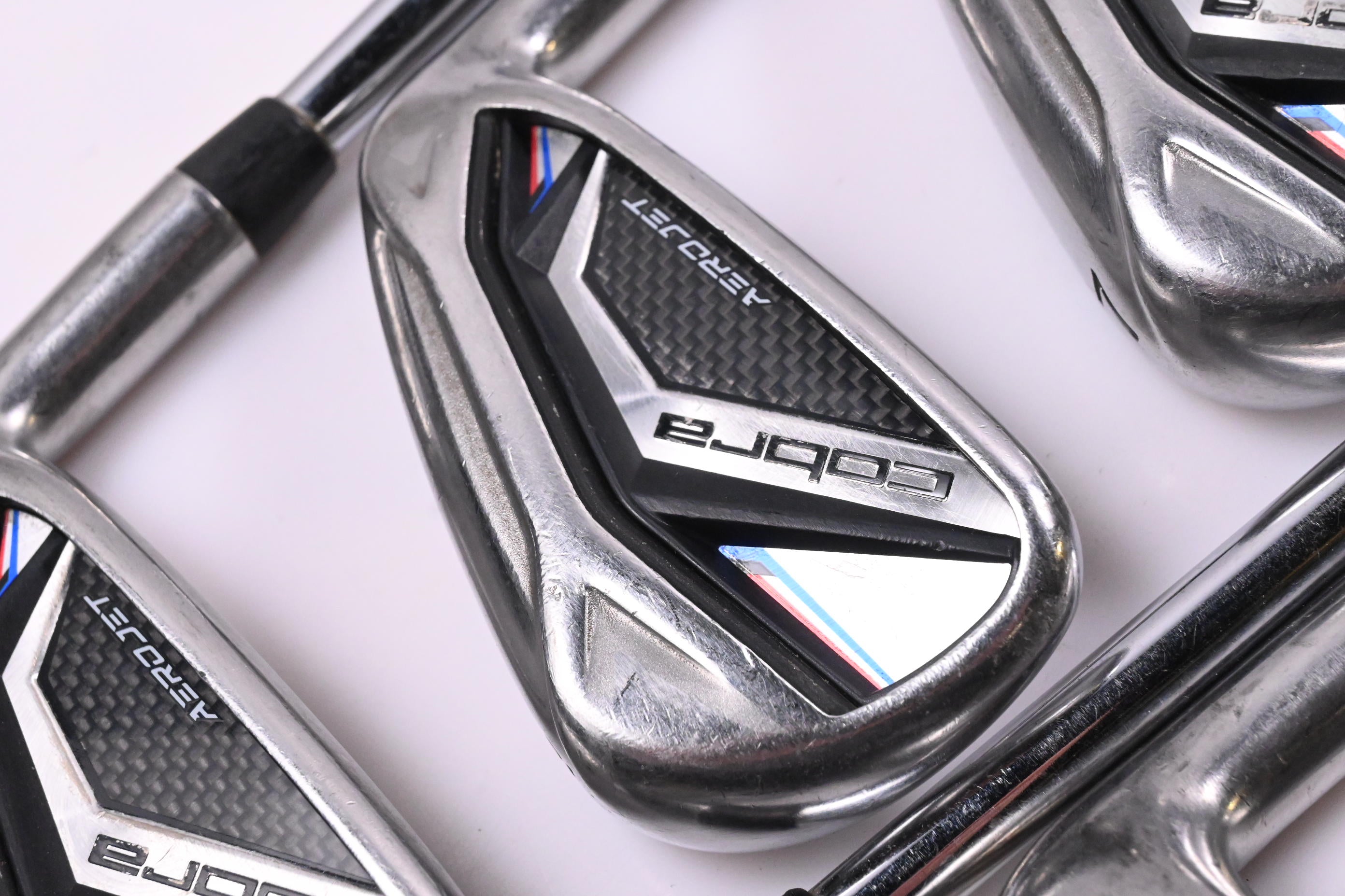 Cobra Aerojet Irons / 5-PW / Stiff Flex KBS Tour Lite Shafts