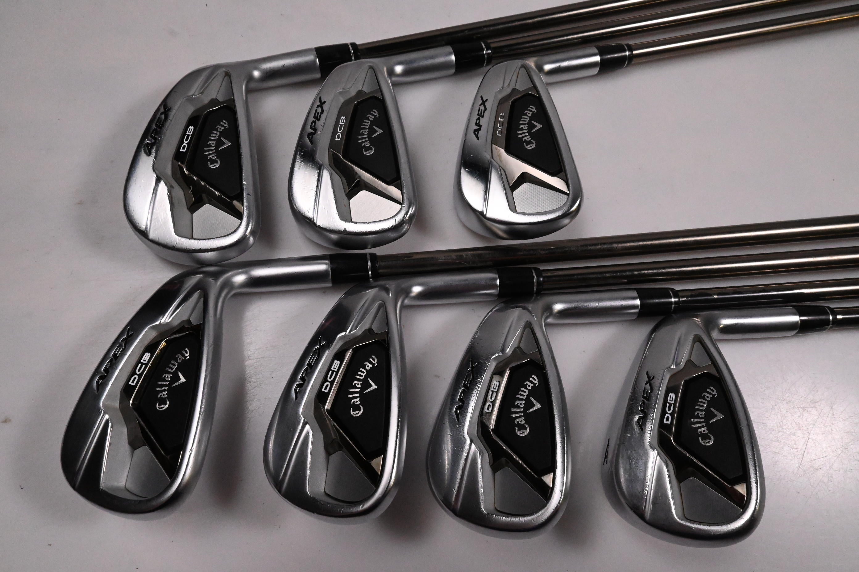 Callaway Apex DCB Irons / 5-PW+GW / Regular Flex UST Recoil ESX460 Shafts