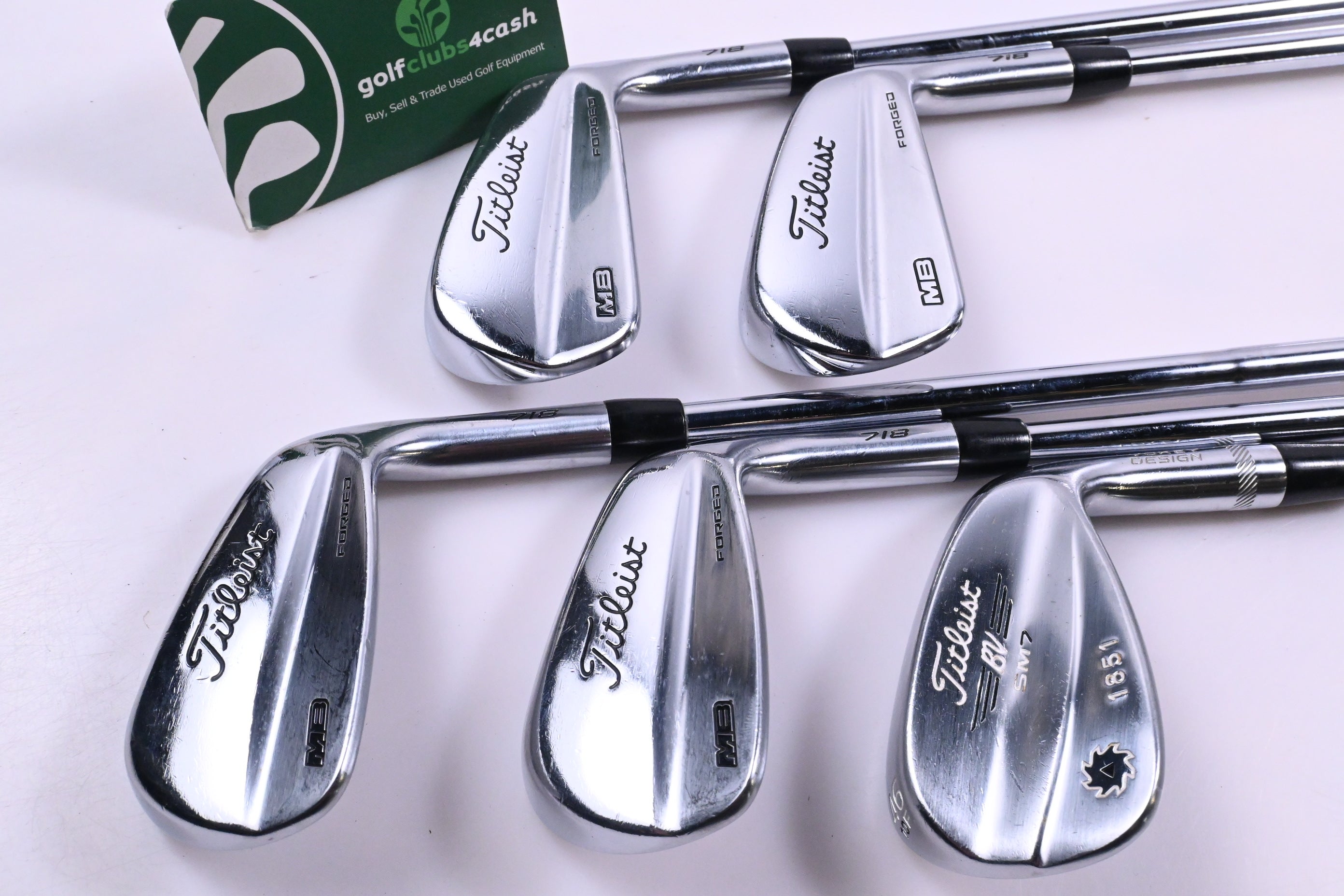 Titleist 718 MB Irons / 6-9+46° / X-Flex AMT Tour White X100 Shafts