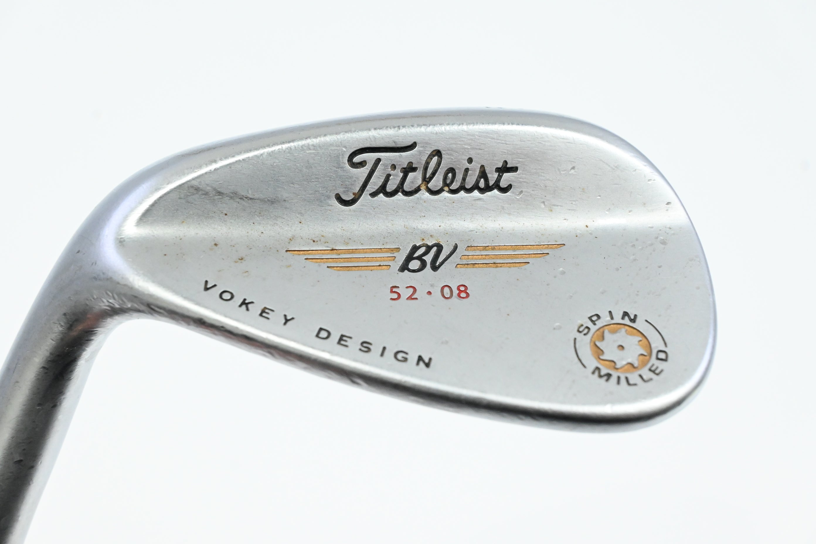Left Hand Titleist Vokey Spin Milled Gap Wedge / 52 Degree / Stiff Flex S200