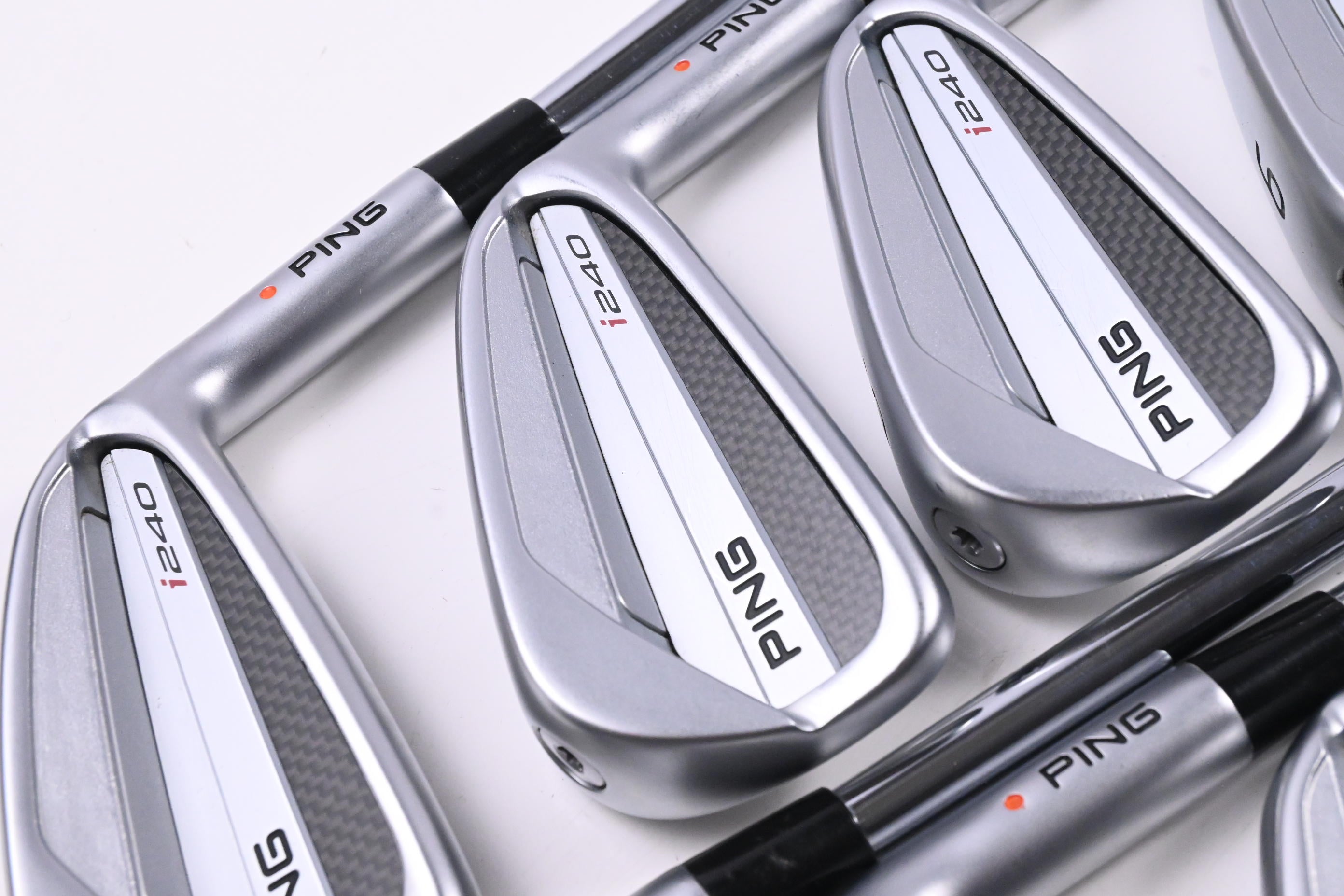 Ping I240 Irons / 3-PW / Orange Dot / Regular Flex KBS Tour 110 Shafts