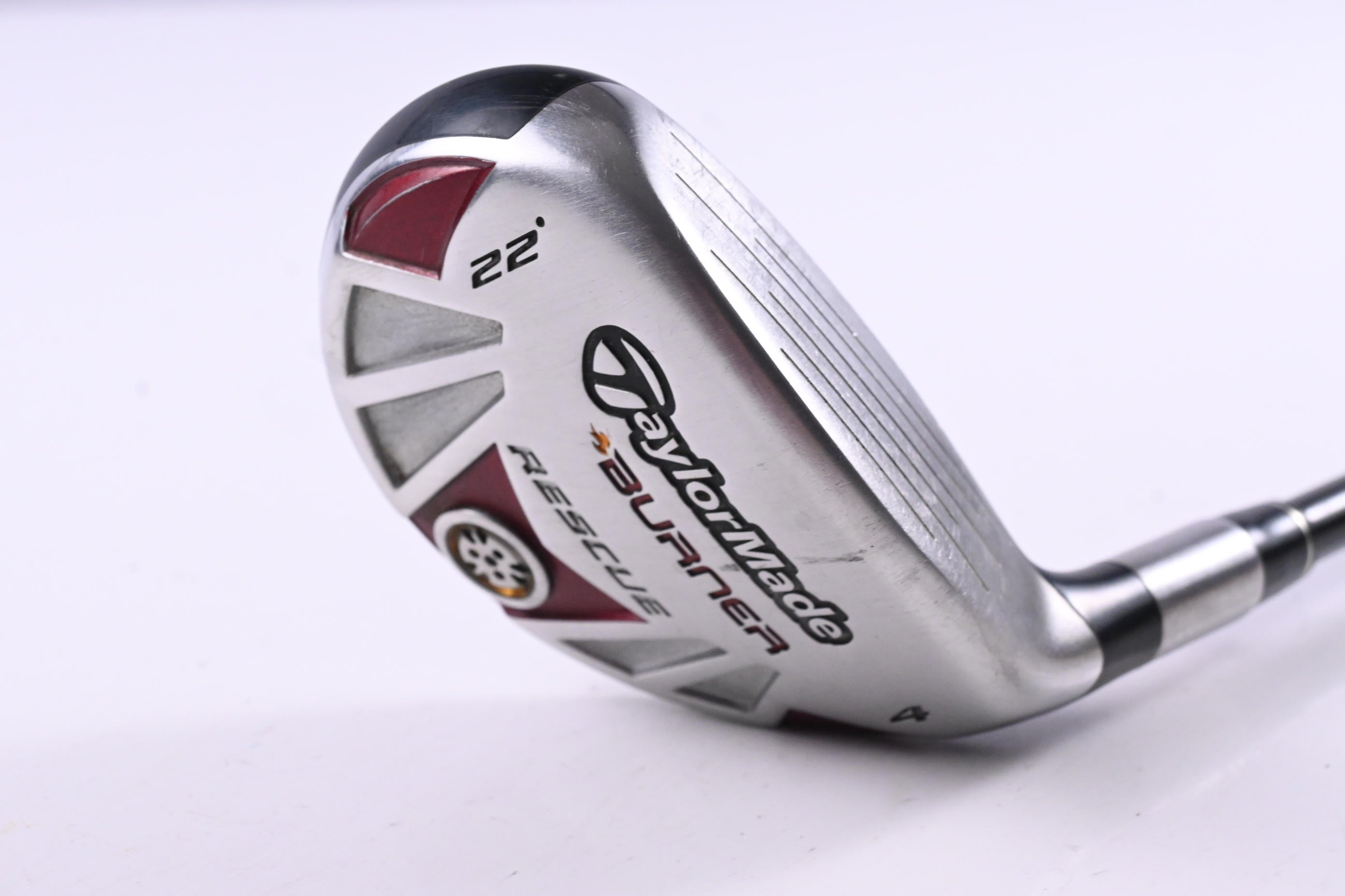 Taylormade Burner 2007 #4 Hybrid / 22 Degree / Stiff Flex Taylormade Reax 65