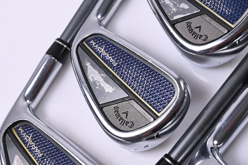 Callaway Paradym Irons / 4-PW+AW / Stiff Flex HZRDUS Gen4 Silver 75 Shafts