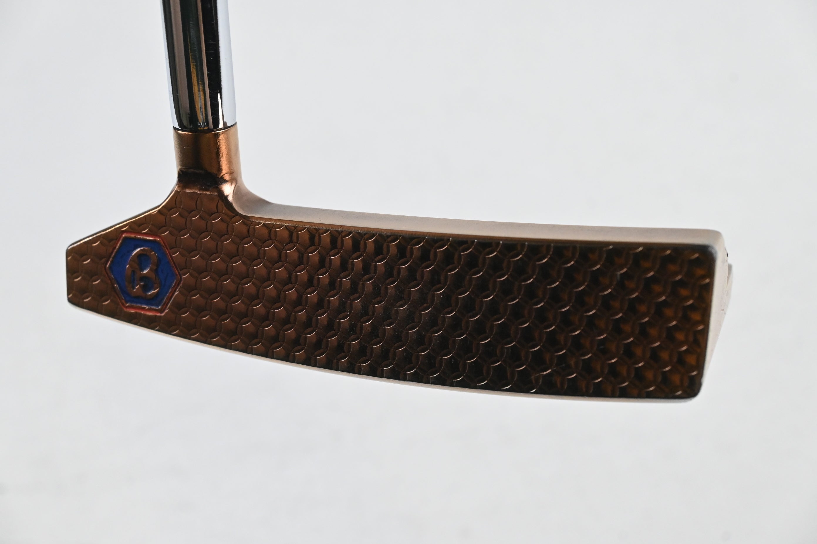 Left Hand Bettinardi Queen B 2021 Gold/Blue #6 Putter / 34 Inch