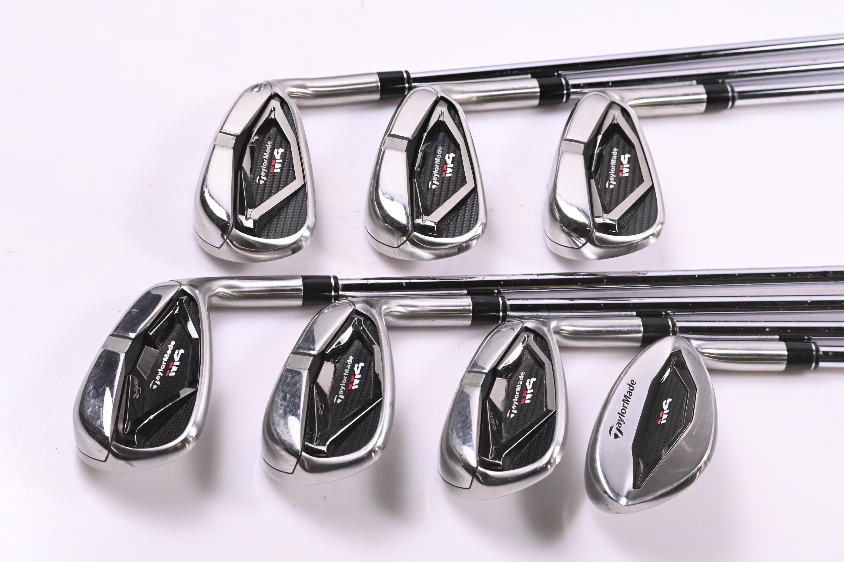 Taylormade M4 Irons / 5-PW+SW / Regular Flex KBS MAX 85 Shafts