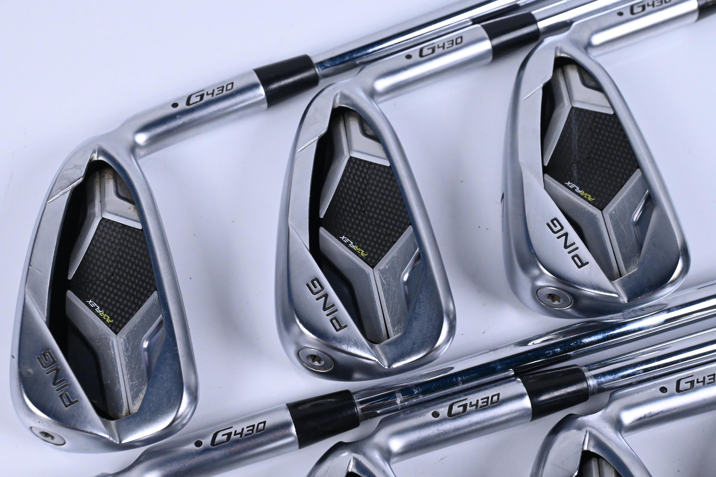 Ping G430 Irons / 5-PW+AW / Black Dot / Regular Flex Dynamic Gold R300 105