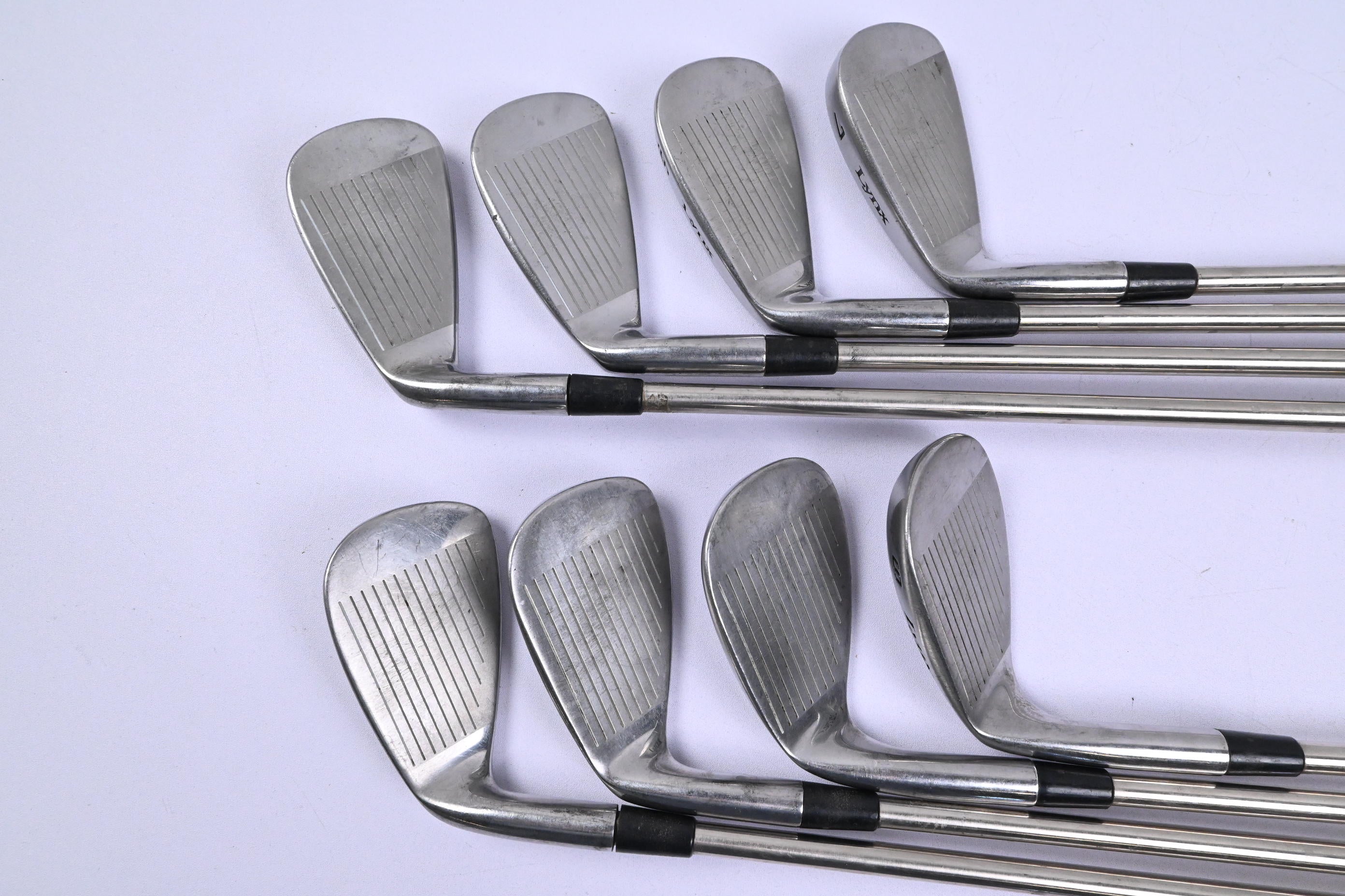 Lynx Parallax Tour Irons / 4-PW+SW / Regular Flex Black Gold Shafts