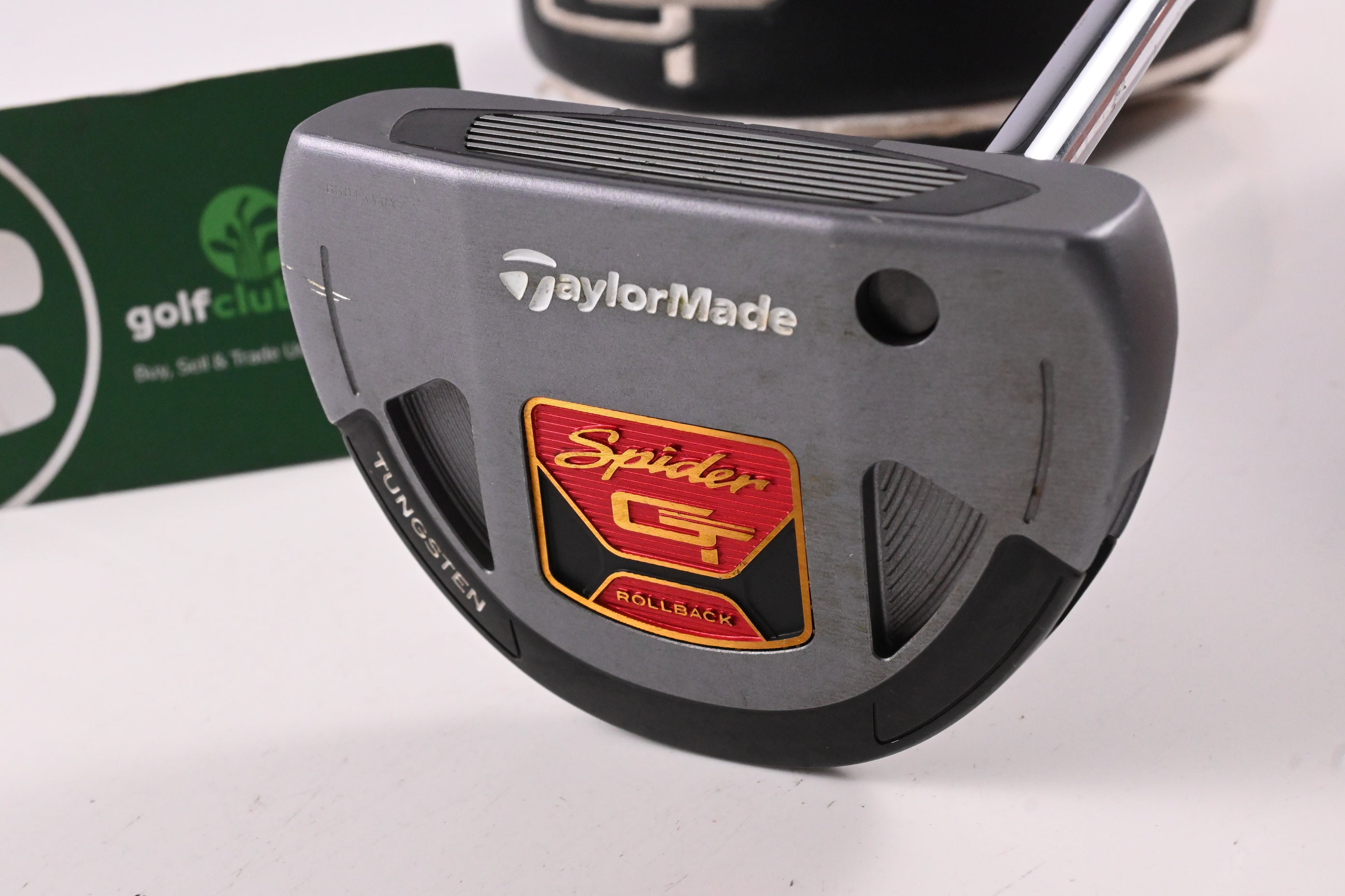 【じゅんじー】TaylorMade Spider GTロールバックシング スパイダー GT ロールバック シルバー/ブラック シングルベンド
