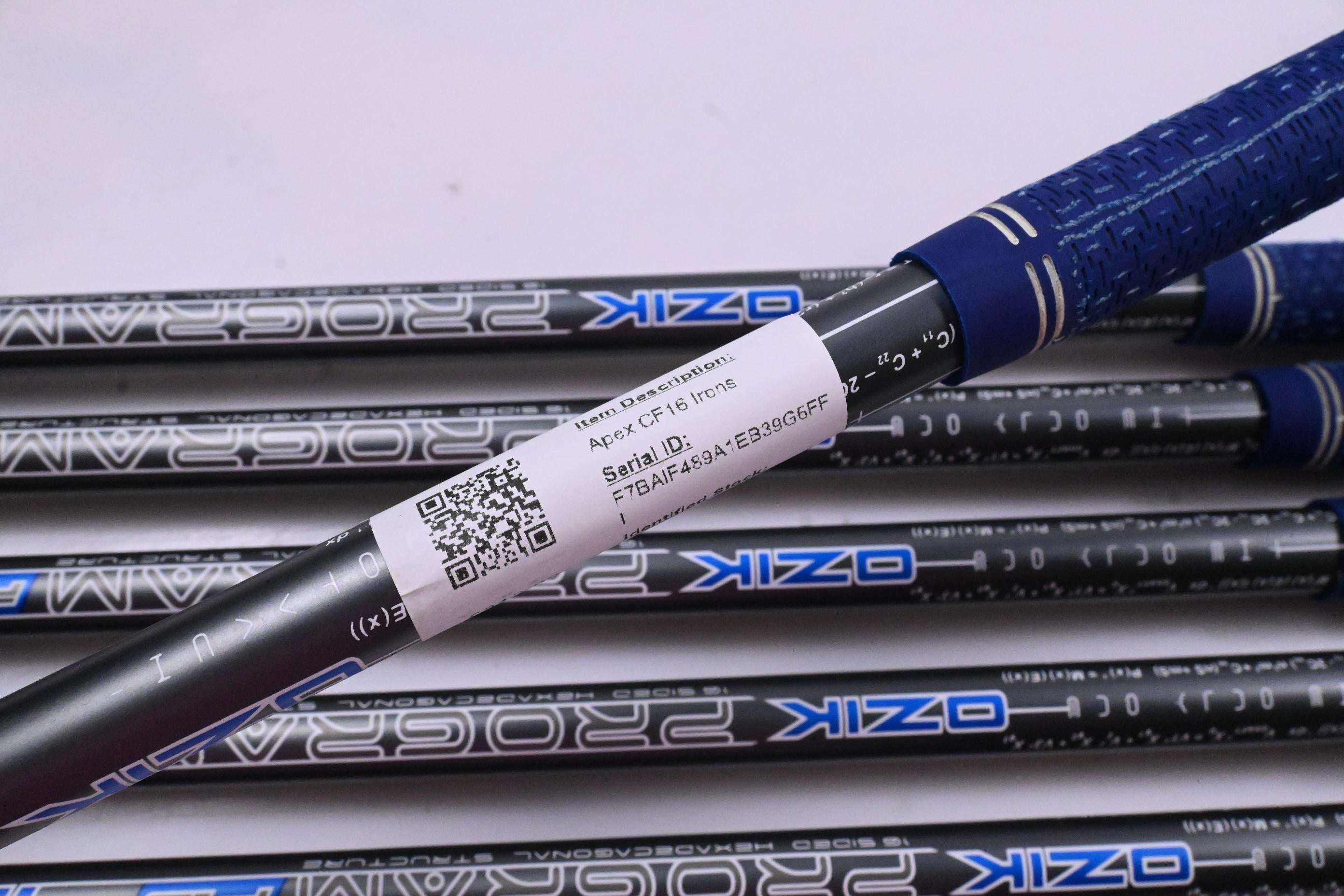 Callaway Apex CF16 Irons / 5-PW / Stiff Flex Matrix Program F15 65 Shafts