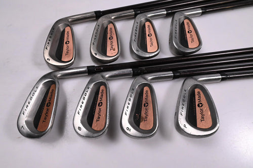 Taylormade Firesole Irons / 3-PW / Stiff Flex Taylormade Bubble 90 Shafts