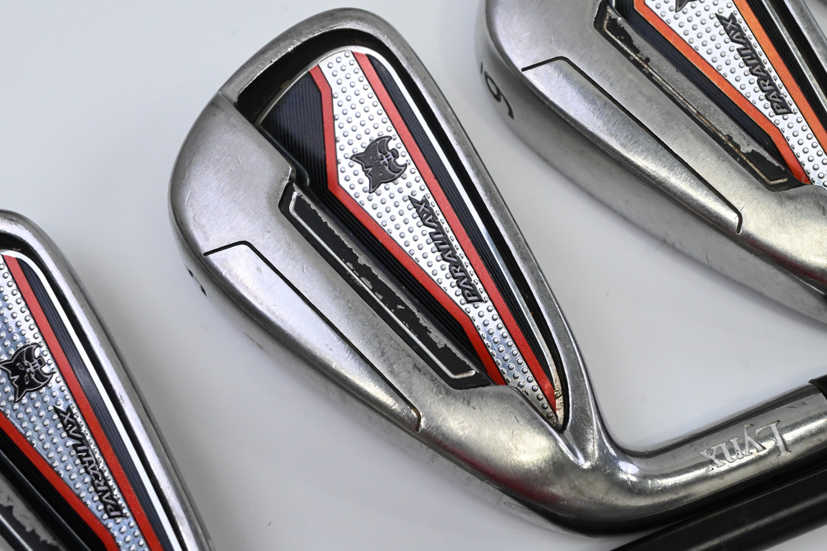 Left Hand Lynx Parallax 2017 Irons / 4-PW+SW / Regular Flex KBS TGI 70 Shafts