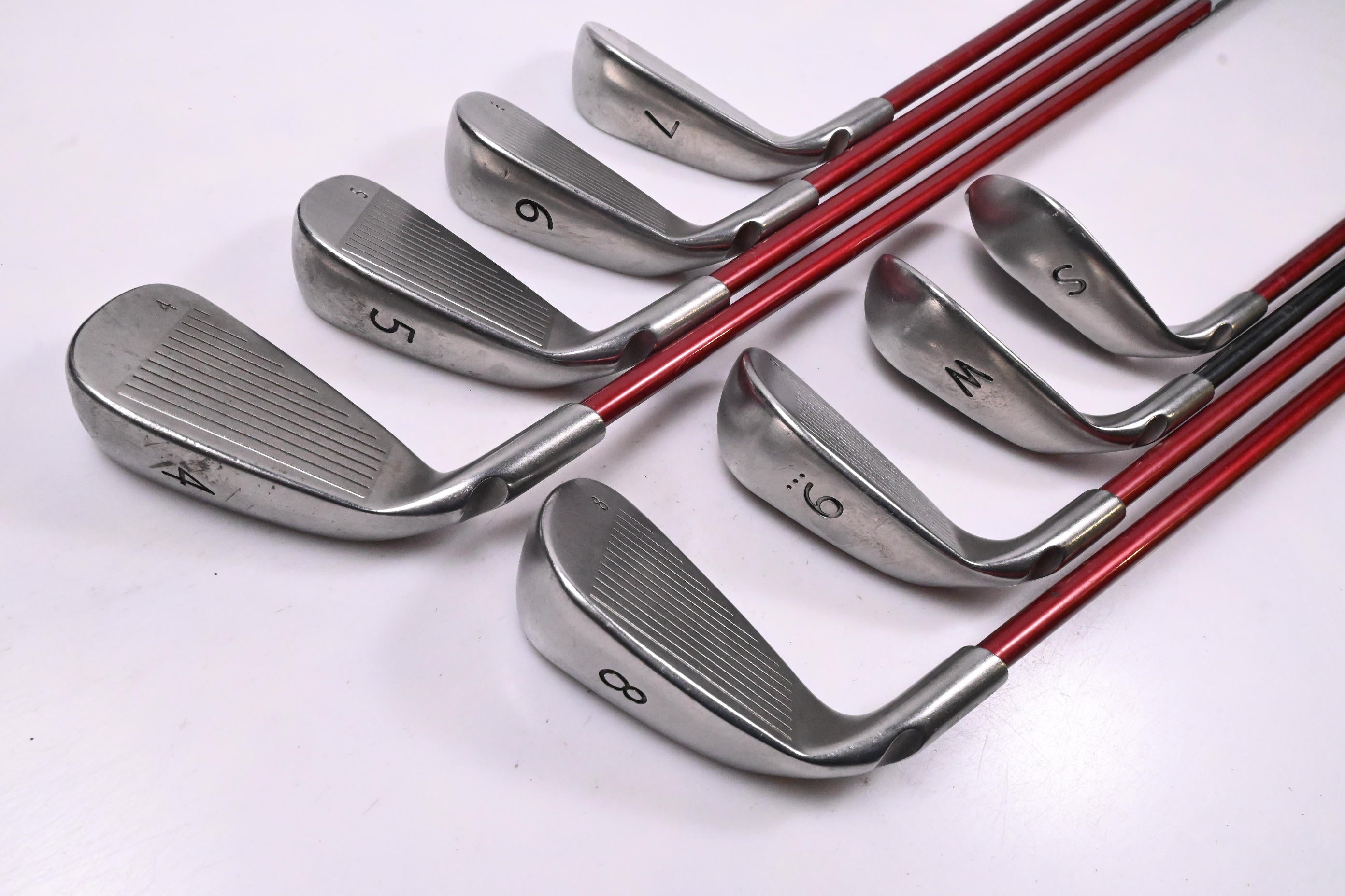 Ping G15 Irons / 4-PW+SW / Orange Dot / Regular Flex Ping TFC 149 Shafts