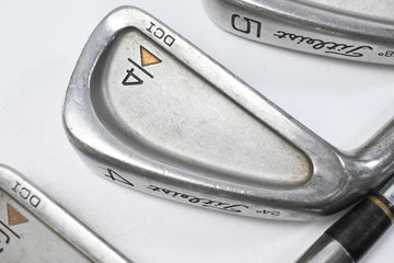 Left Hand Titleist DCI Gold Irons / 3-PW+SW / Regular Flex MS-209 Shafts