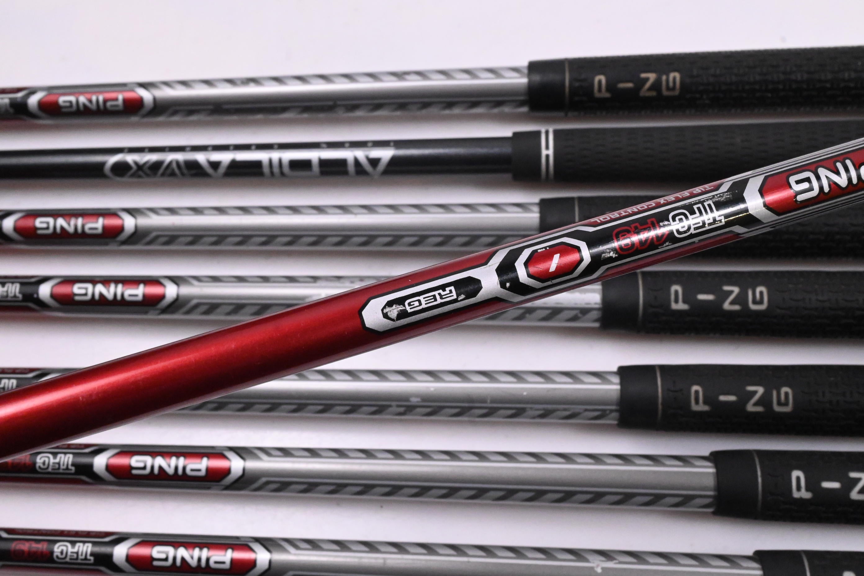 Ping G15 Irons / 4-PW+SW / Orange Dot / Regular Flex Ping TFC 149 Shafts