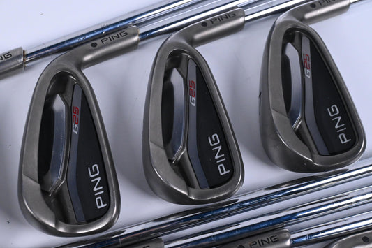 Ping G25 Irons / 4-PW+SW / Black Dot / Regular Flex Ping CFS Steel Shafts