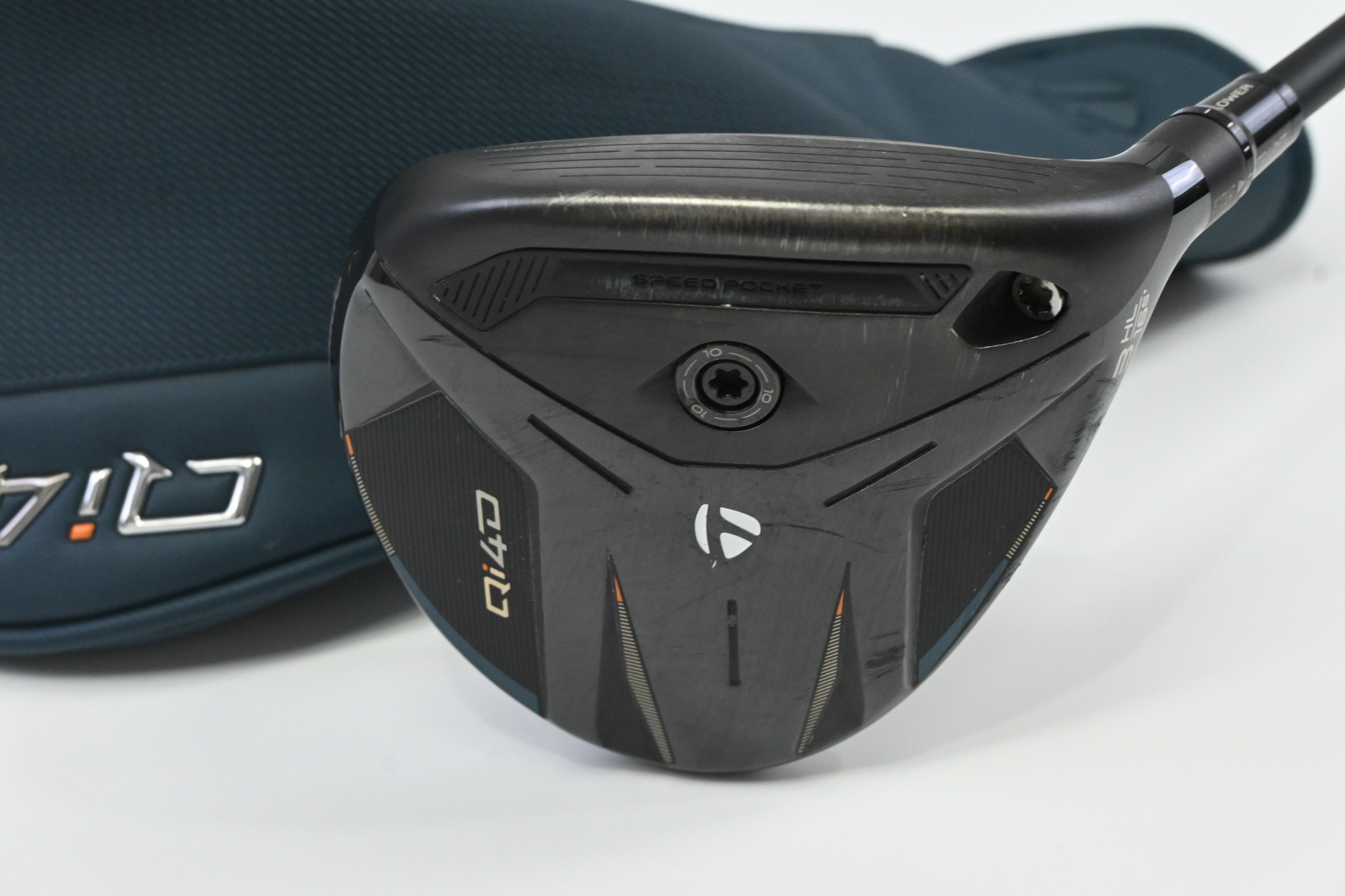 Taylormade Qi4D #3 Wood / 16.5 Degree / X-Flex Taylormade Reax White 75