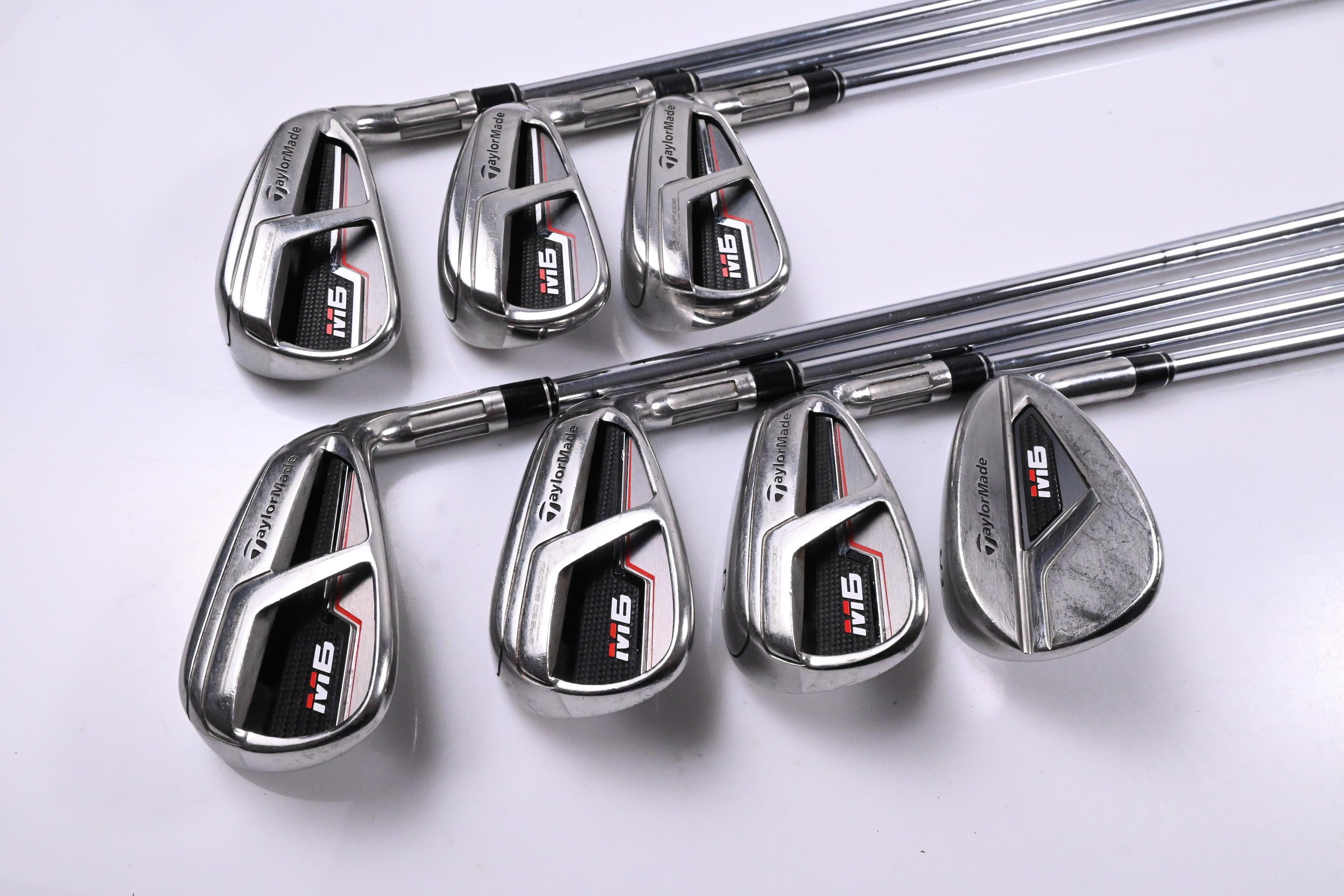 Taylormade M6 Irons / 5-PW+SW / Regular Flex KBS Max 85 Shafts