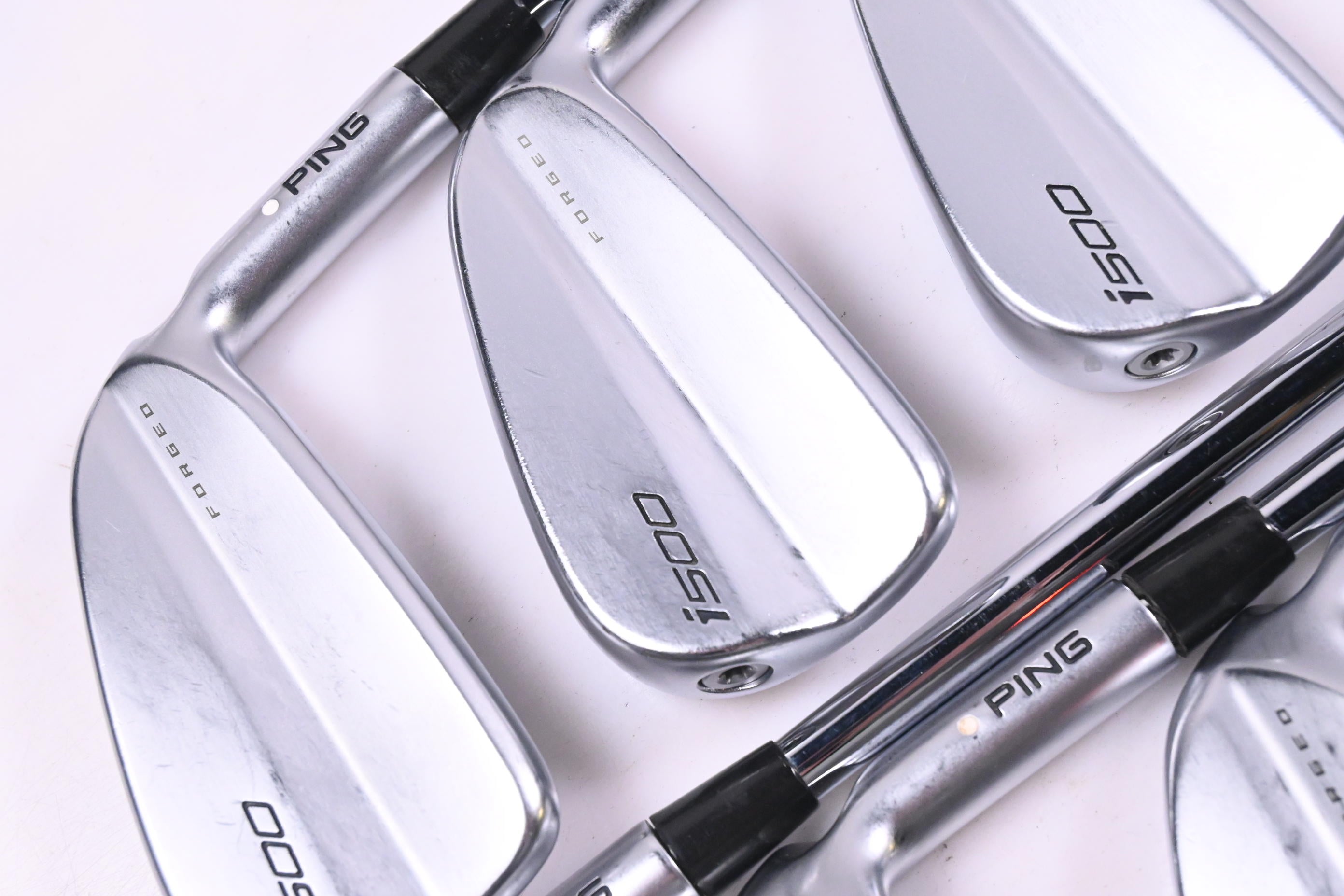 Ping i500 Irons / 4-PW / White Dot / Regular Flex Project X LZ 115 Shafts
