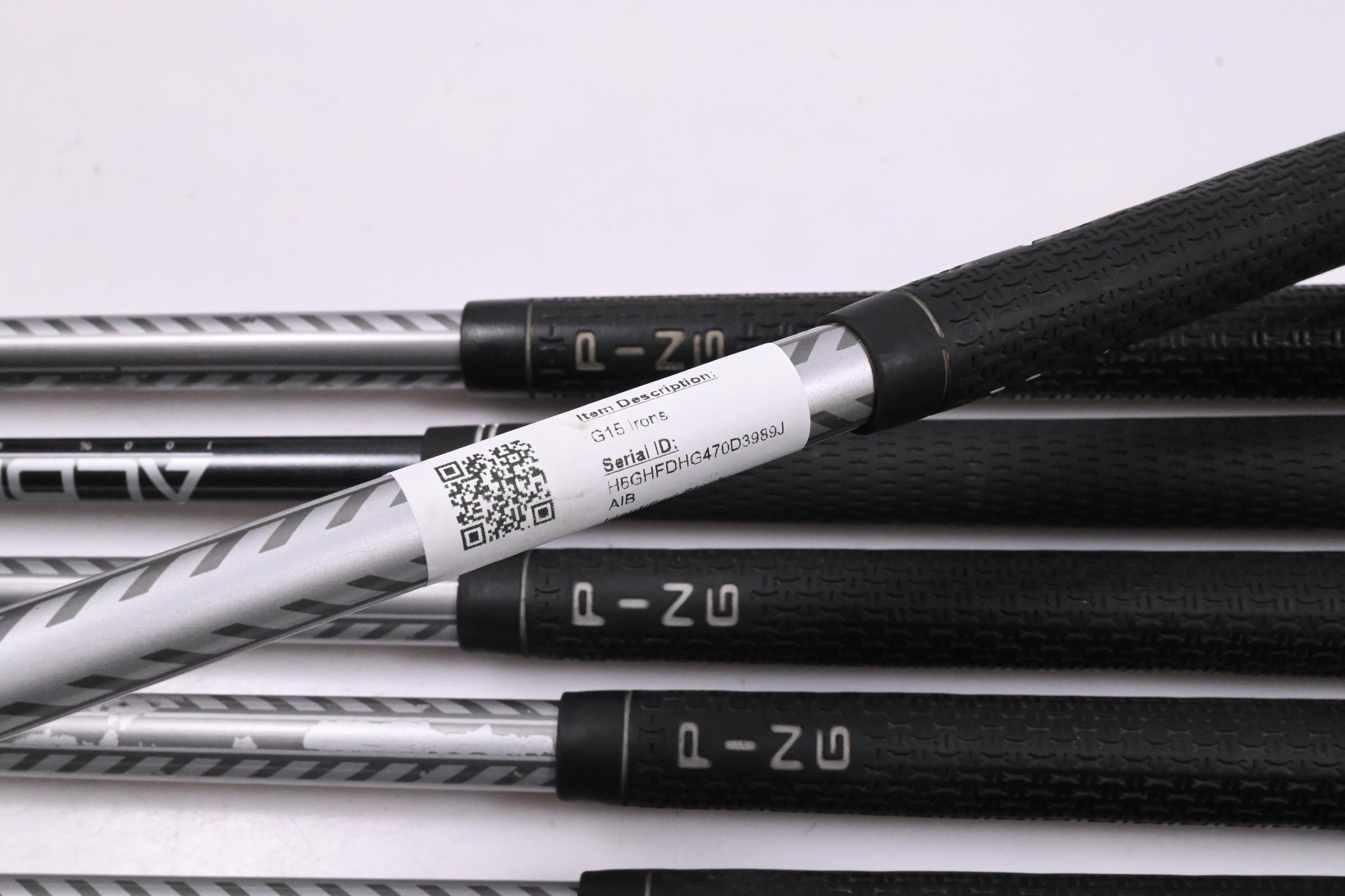 Ping G15 Irons / 4-PW+SW / Orange Dot / Regular Flex Ping TFC 149 Shafts