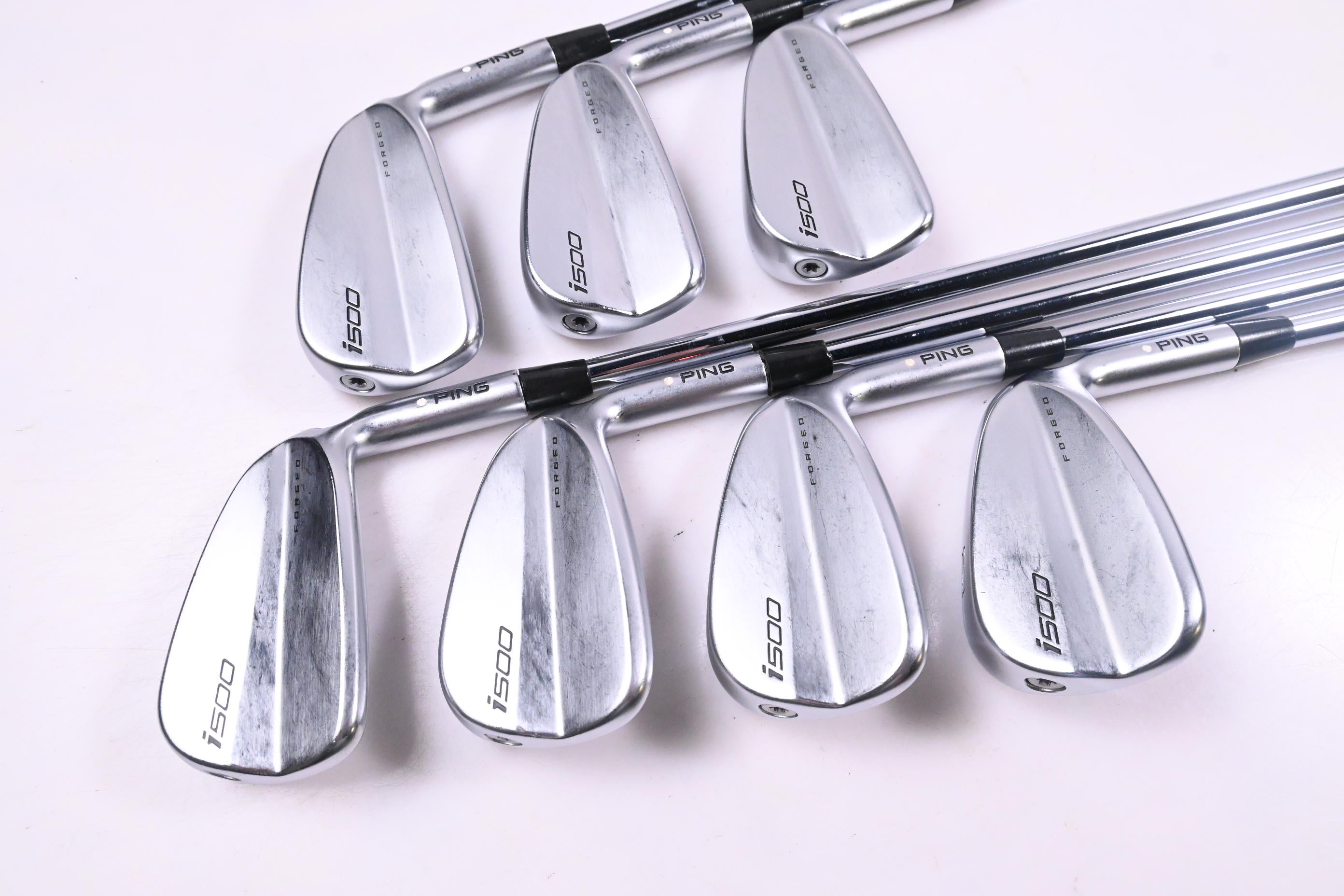 Ping i500 Irons / 4-PW / White Dot / Regular Flex Project X LZ 115 Shafts
