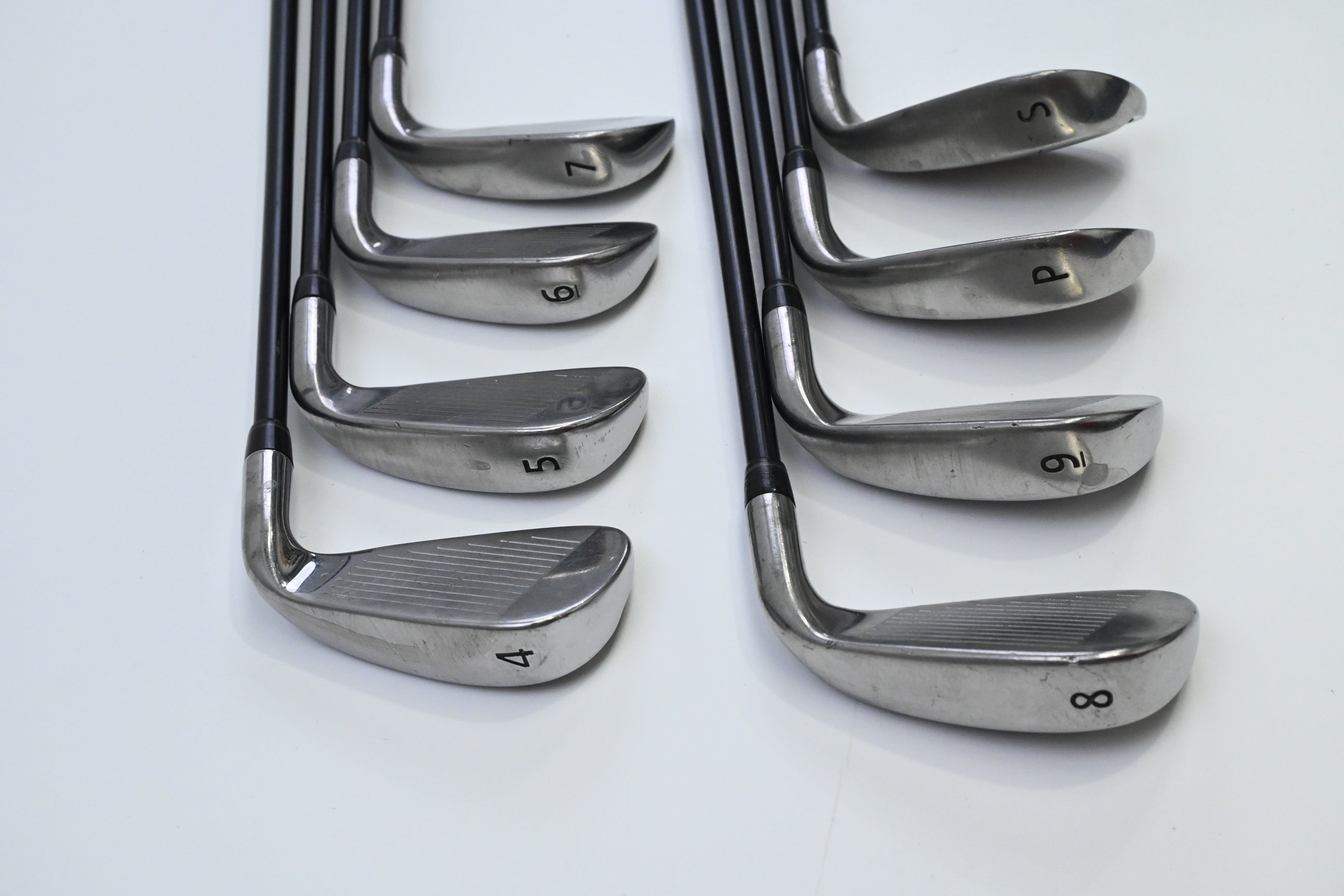 Left Hand Lynx Parallax 2017 Irons / 4-PW+SW / Regular Flex KBS TGI 70 Shafts