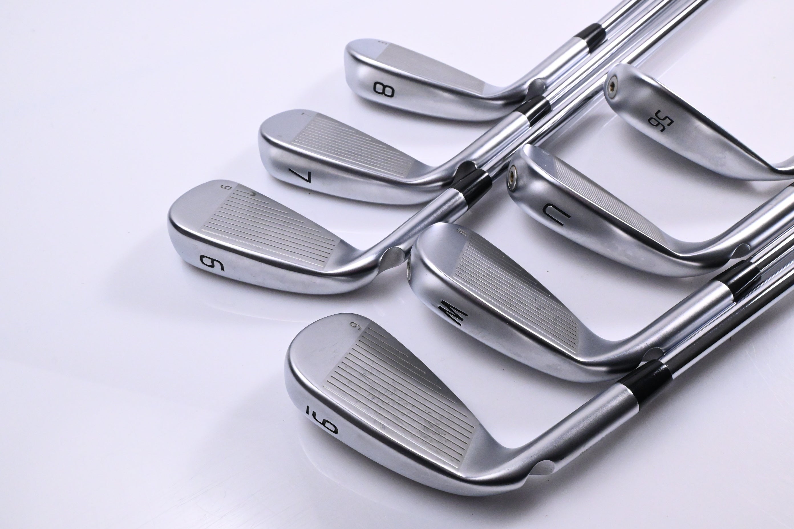 Ping G440 Irons / 6-PW+UW+56° / Blue Dot / Regular Flex Ping AWT 3.0 Shafts