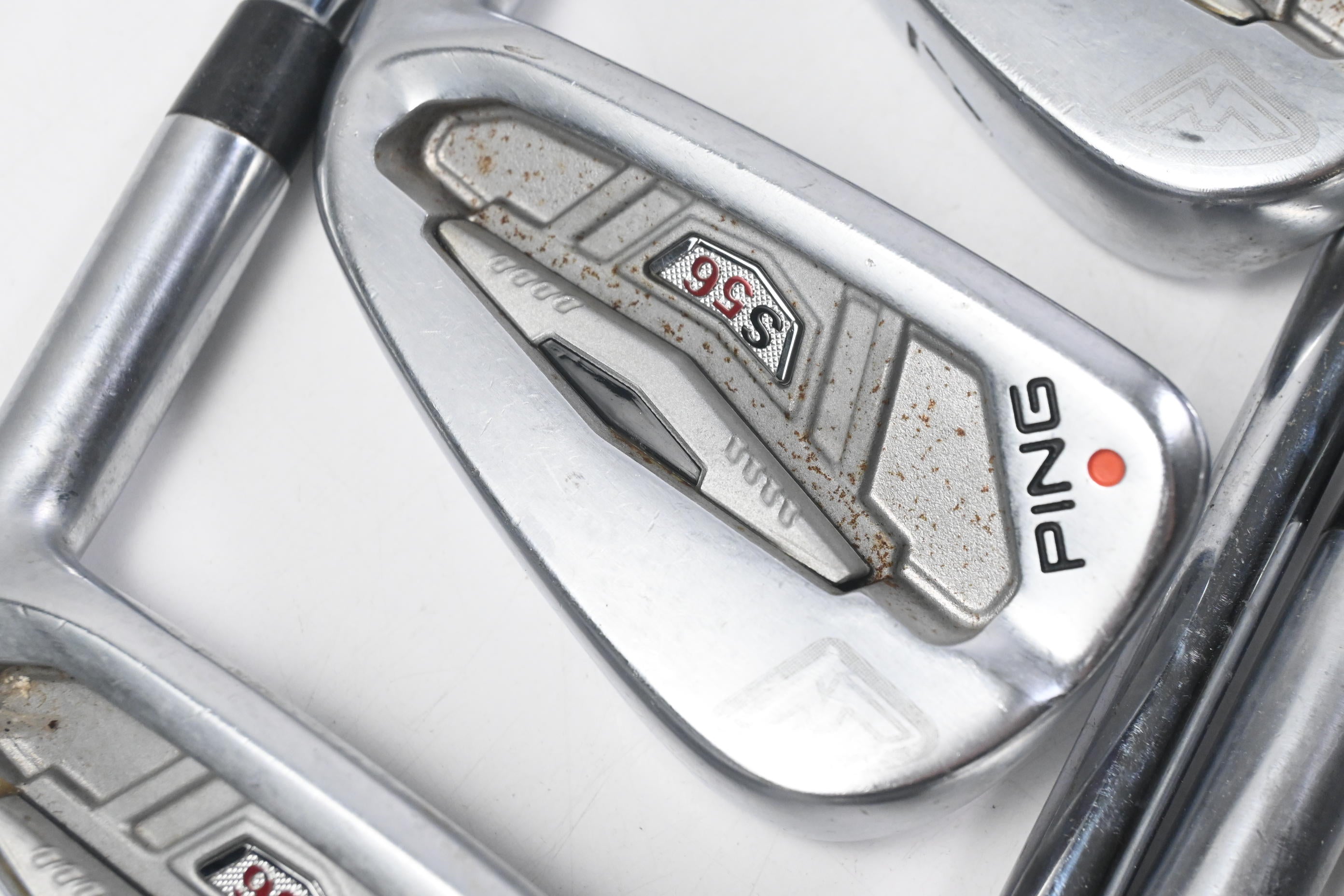 Ping S56 Irons / 5-PW+GW / Orange Dot / Regular Flex Project X Rifle Shafts