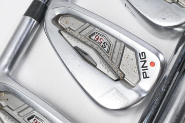 Ping S56 Irons / 5-PW+GW / Orange Dot / Regular Flex Project X Rifle Shafts