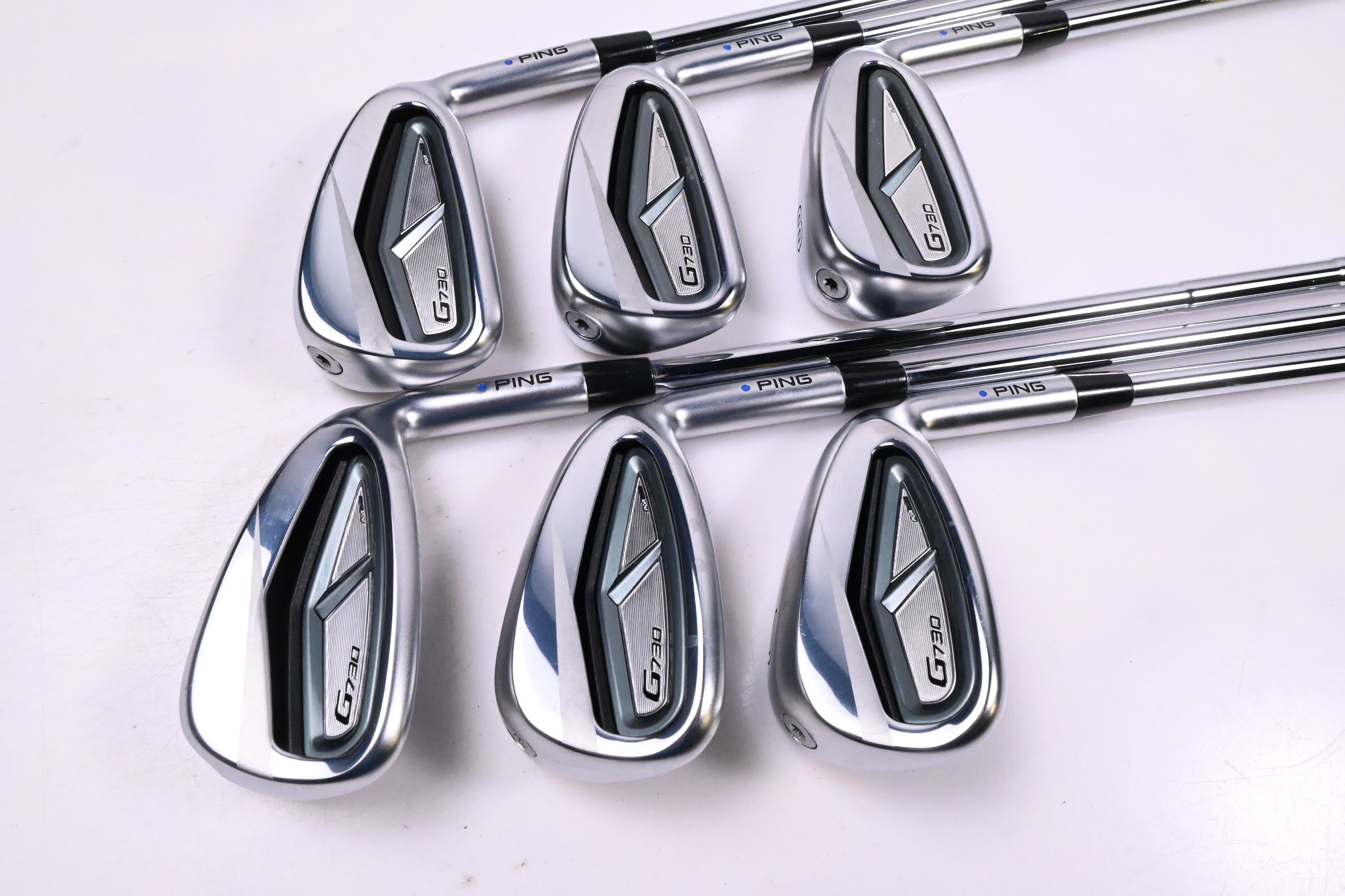 Ping G730 Irons / 6-PW+GW / Blue Dot / Regular Flex Dynamic Gold Mid 100 R300