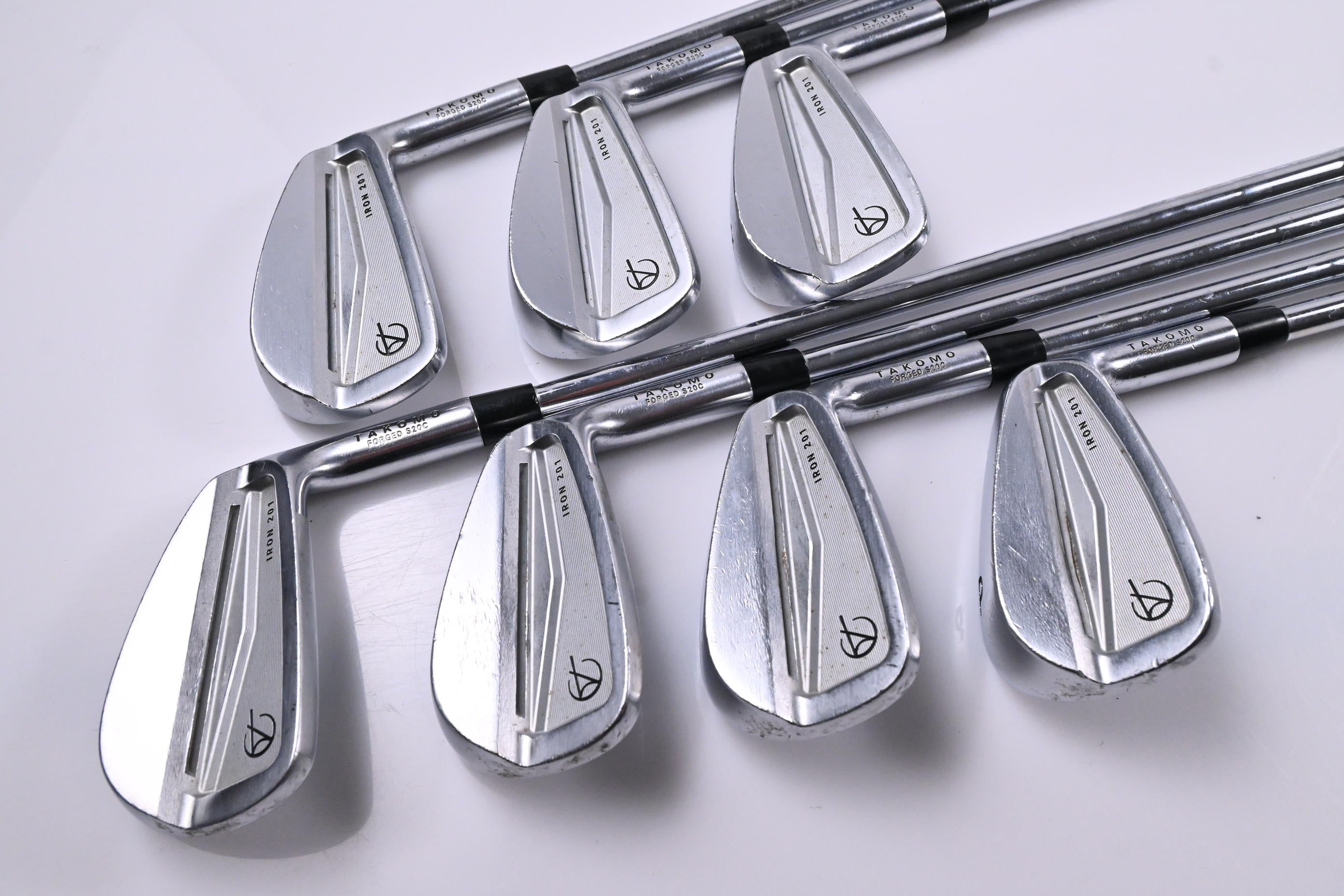 Takomo 201 Irons / 4-PW / Stiff Flex KBS Tour 105 Shafts