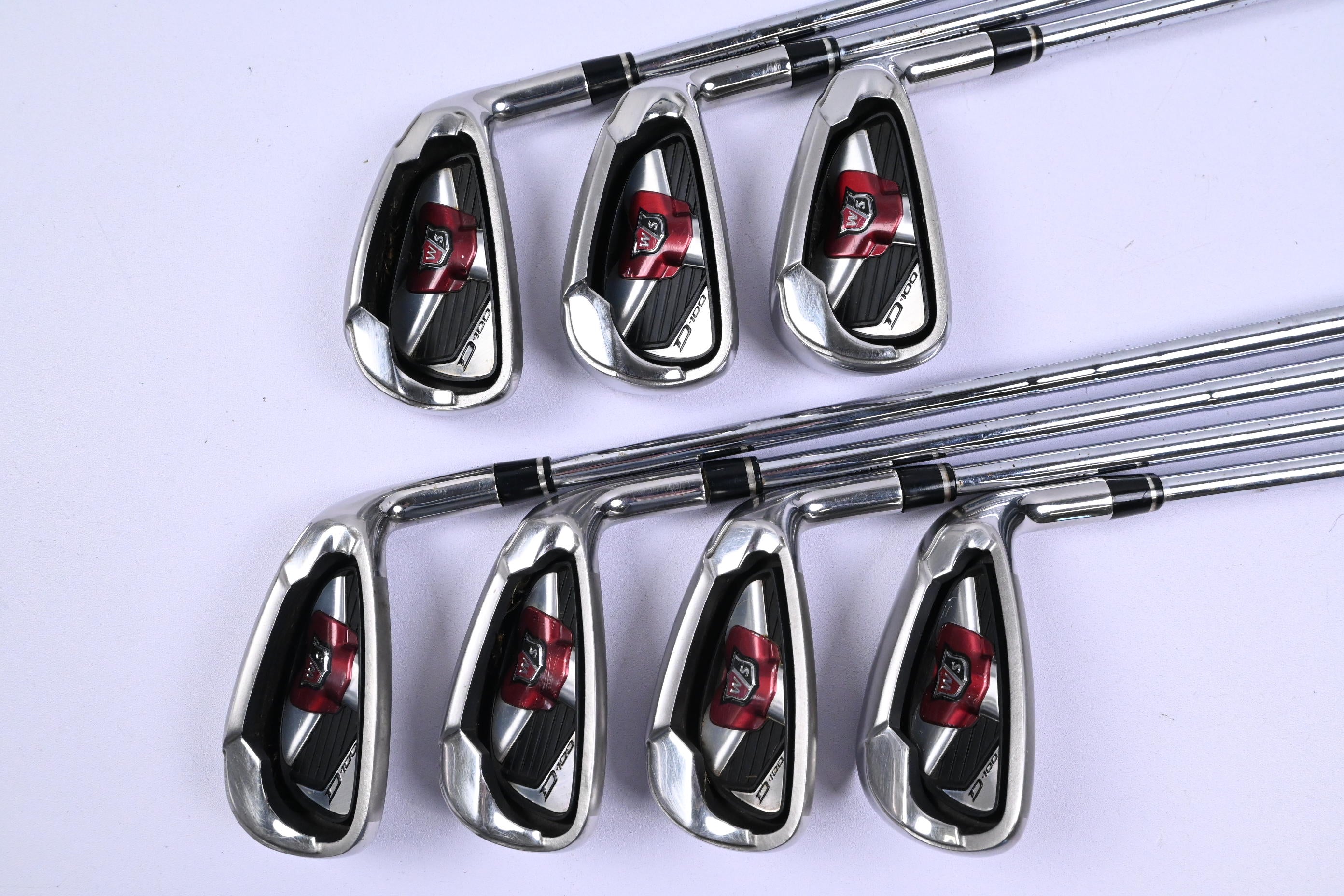 Wilson D100 Irons / 5-PW+SW / Uniflex SL 85 Super Light Shafts