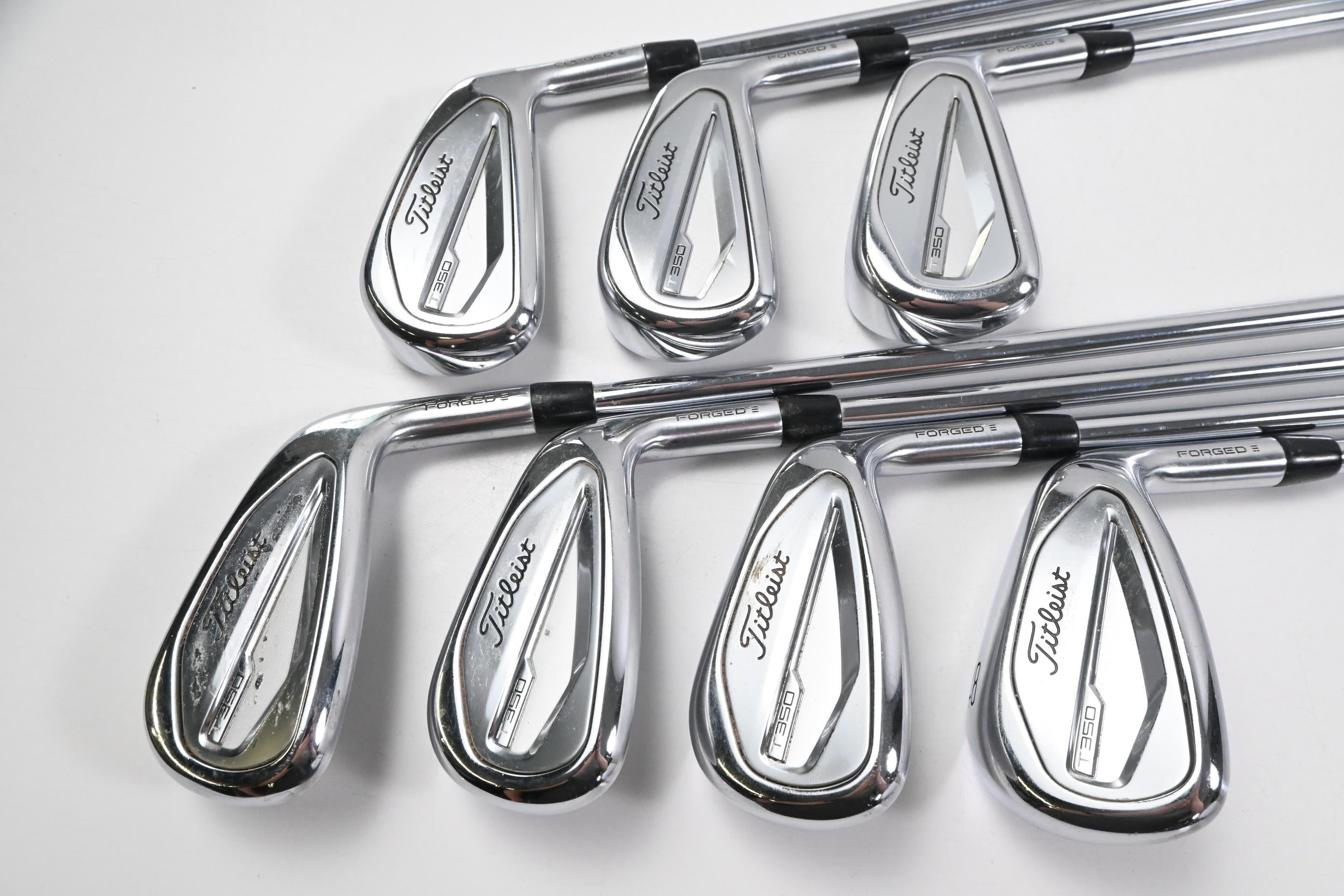 Titleist T350 Irons / 5-PW+GW / Regular Flex AMT Red R300 Shafts
