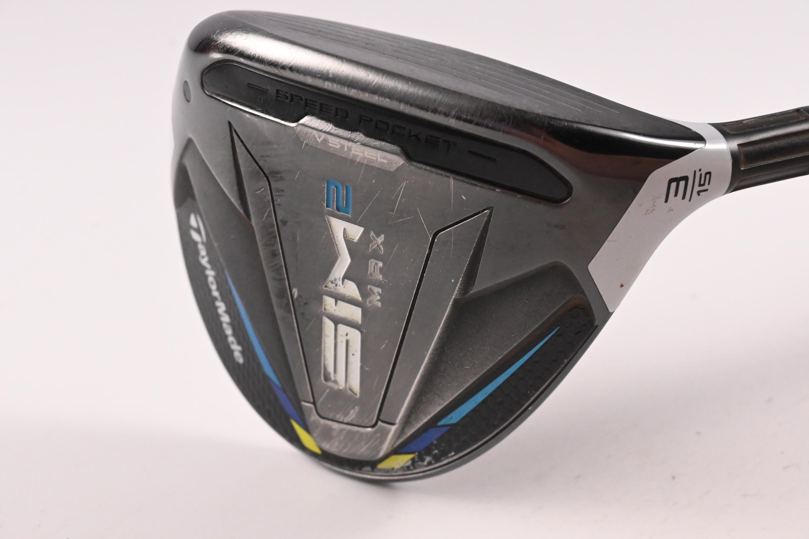 Taylormade SIM2 Max #3 Wood / 15 Degree / Stiff Flex Fujikura Ventus Blue 6