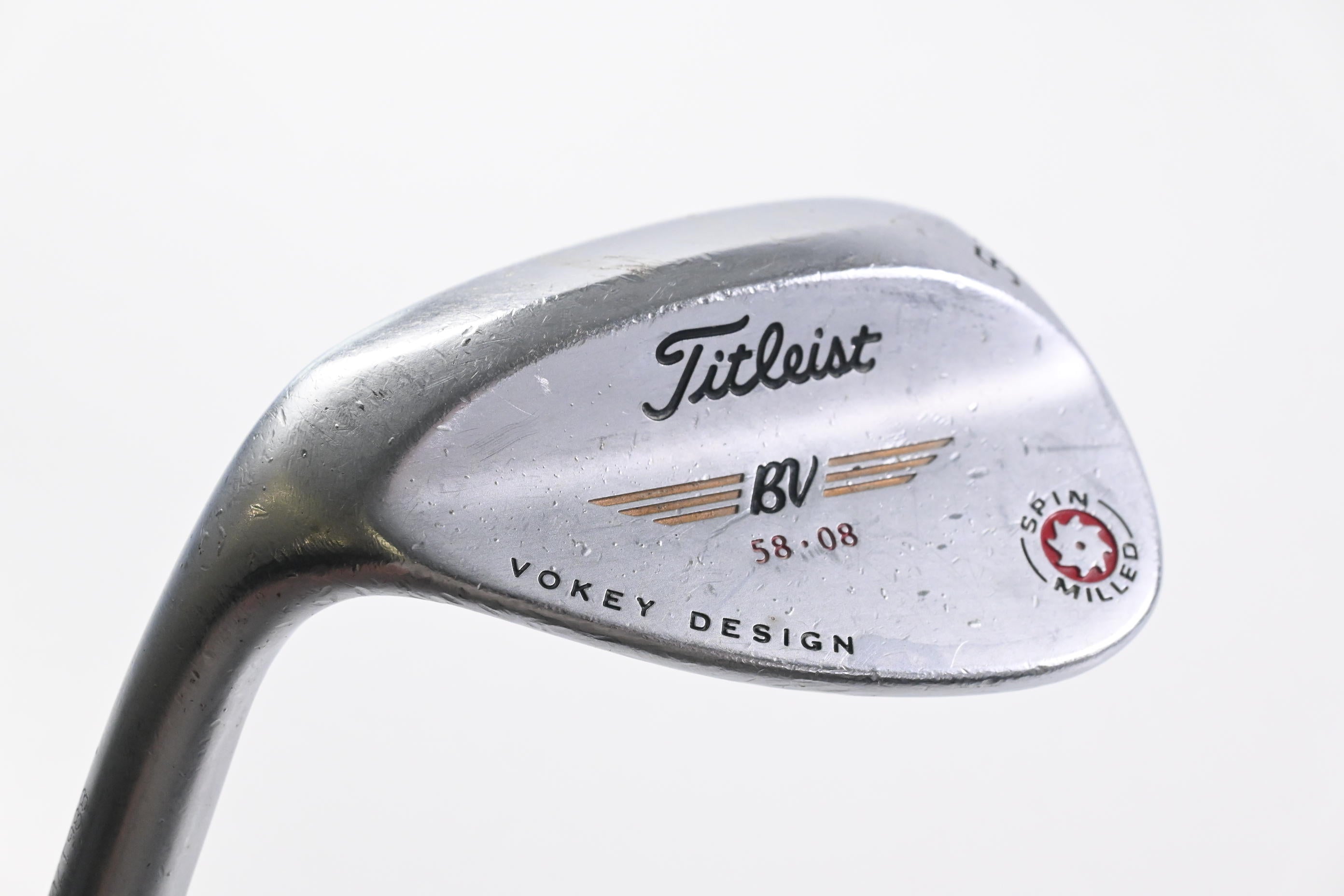 Left Hand Titleist Vokey Spin Milled 2007 Lob Wedge / 58 Degree / Wedge Flex Vokey