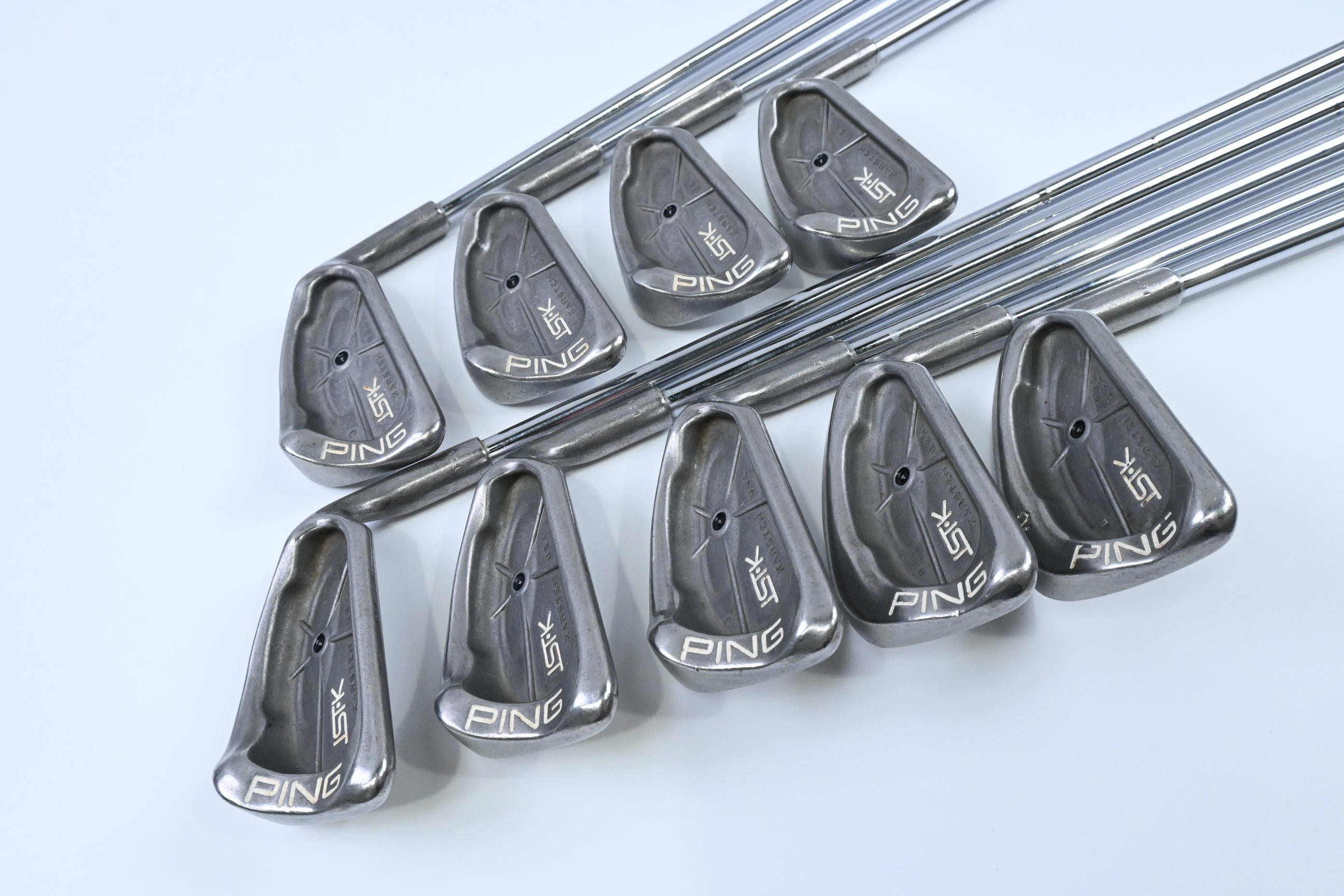 Ping ISI-K Irons / 3-PW+SW / Black Dot / Stiff Flex Ping JZ Red Shafts