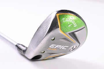 Left Hand Callaway Epic Flash #3 Wood / 15 Degree / Senior Flex Evenflow Green