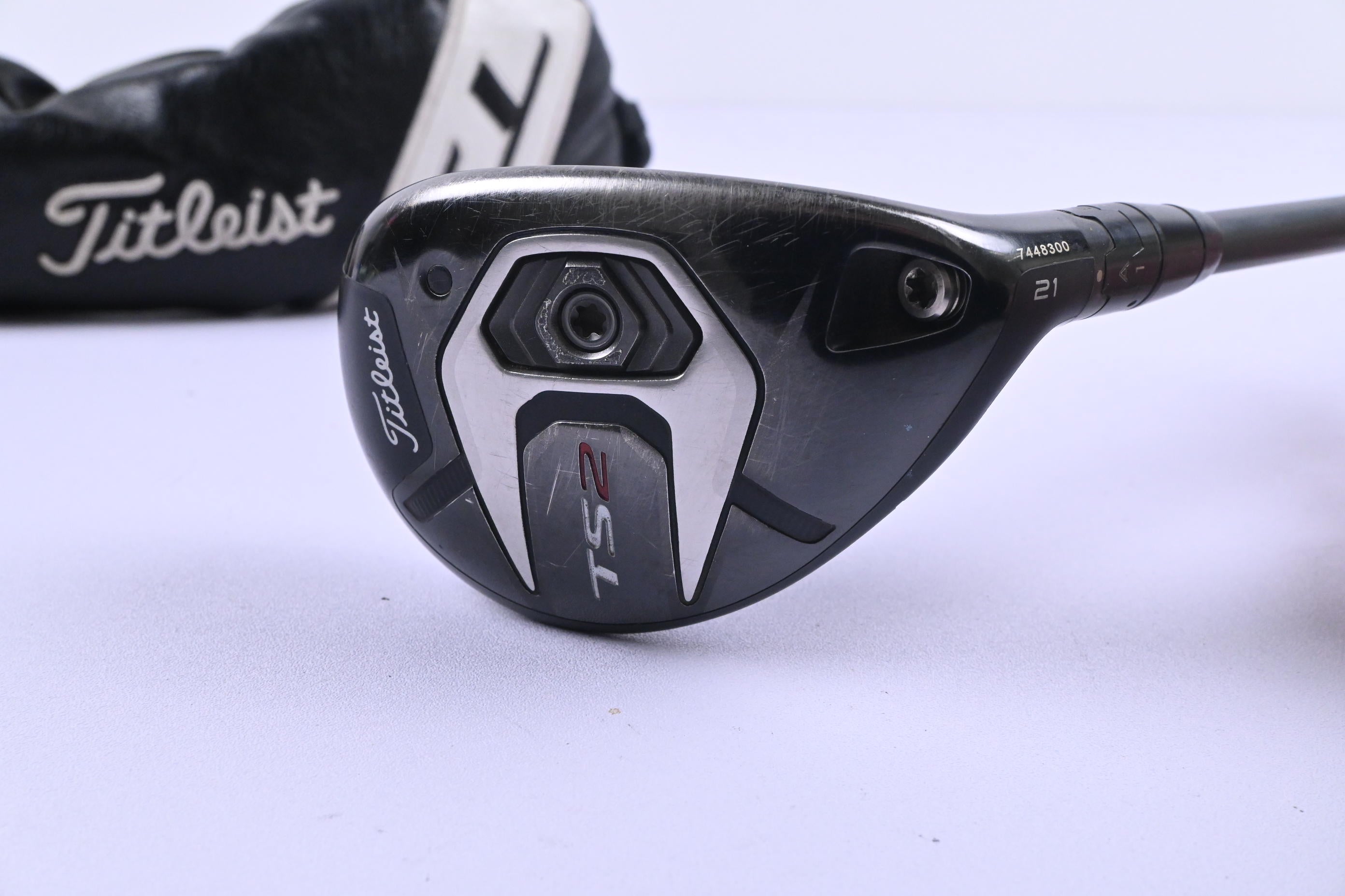 Titleist TS2 #3 Hybrid / 21 Degree / Stiff Flex HZRDUS Smoke Black 80
