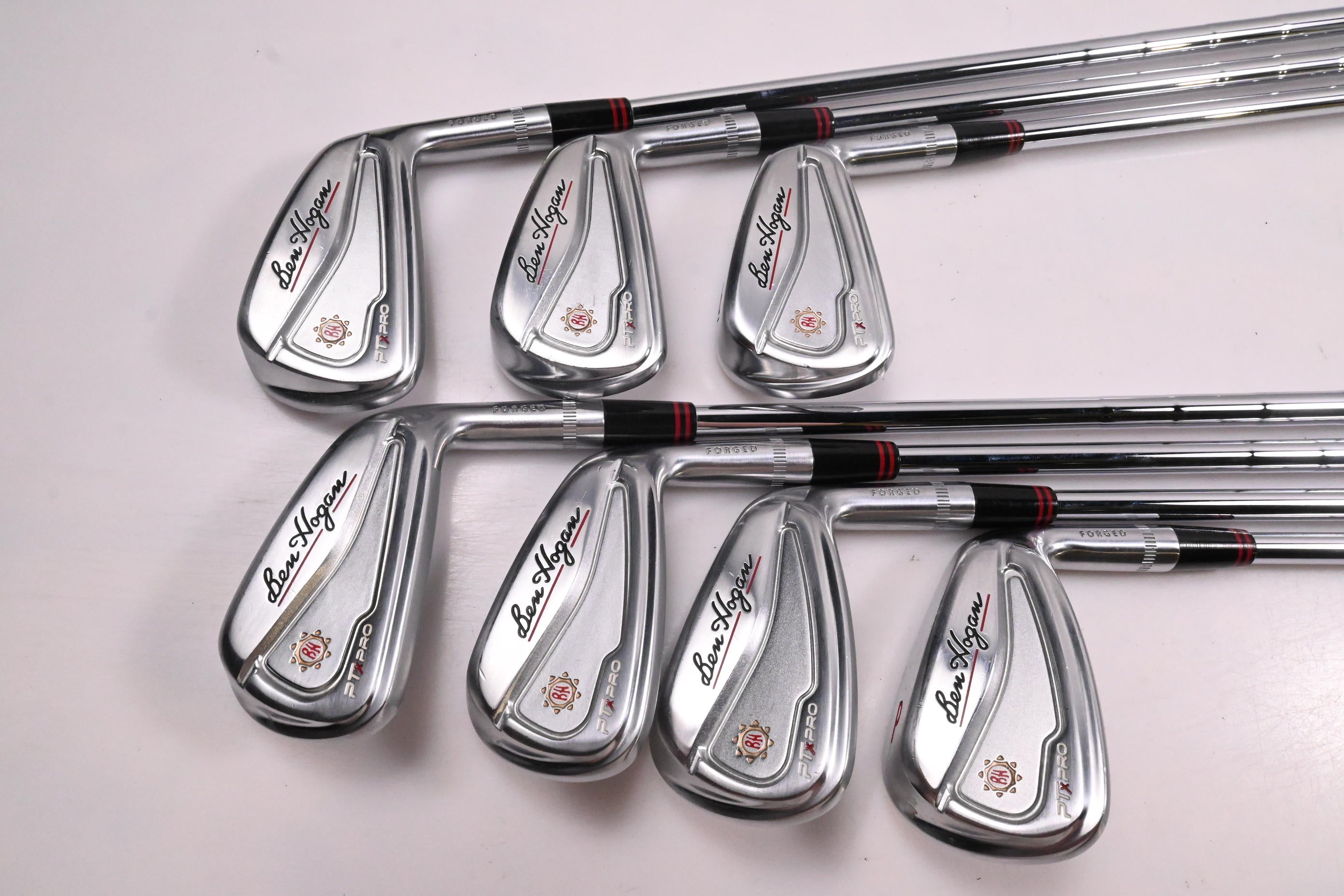 Ben Hogan PTX Pro Irons / 4-PW / Stiff Flex KBS Tour 90 Shafts