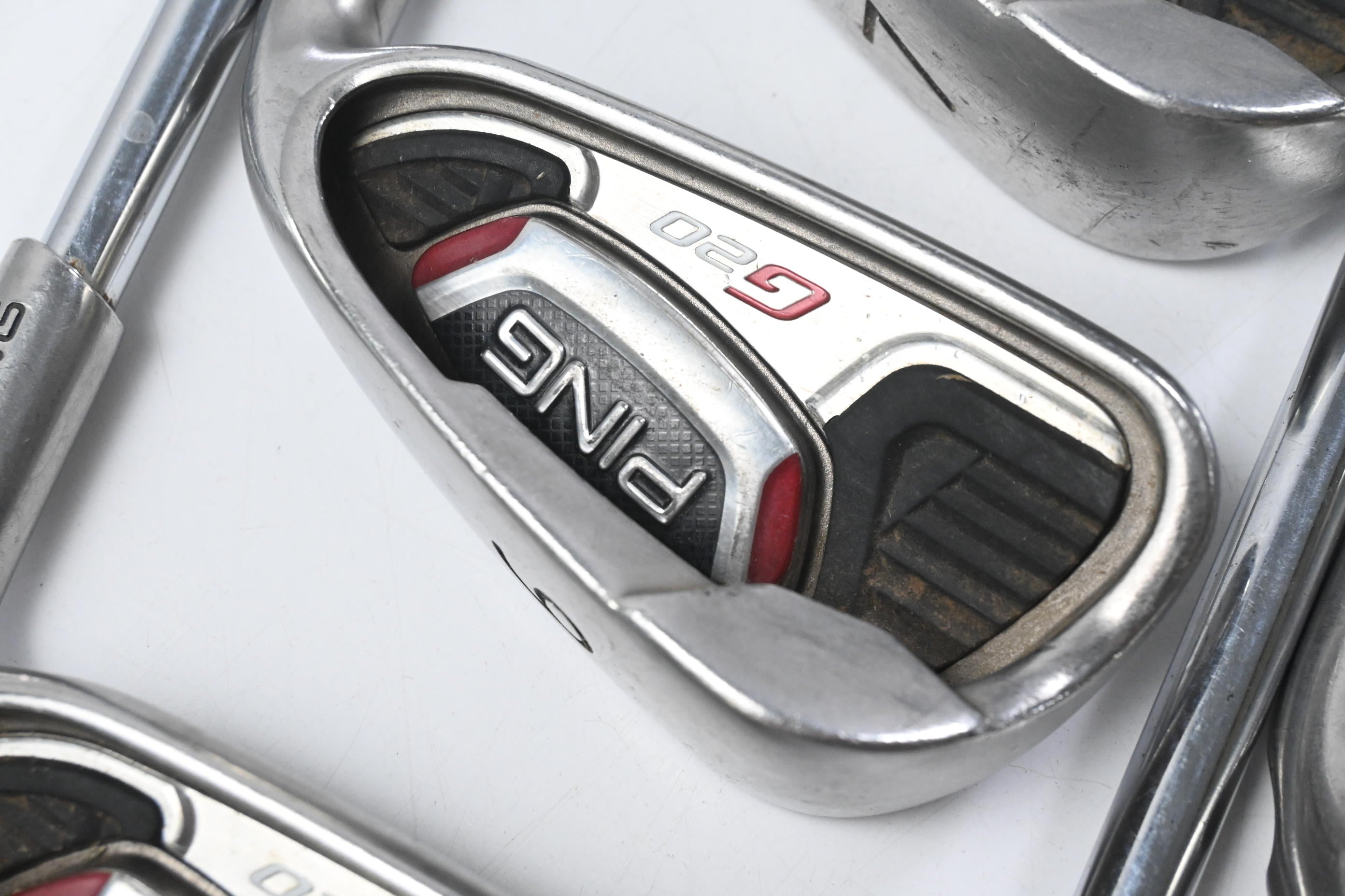 Ping G20 Irons / 5-PW / Green Dot / Regular Flex Ping CFS Shafts