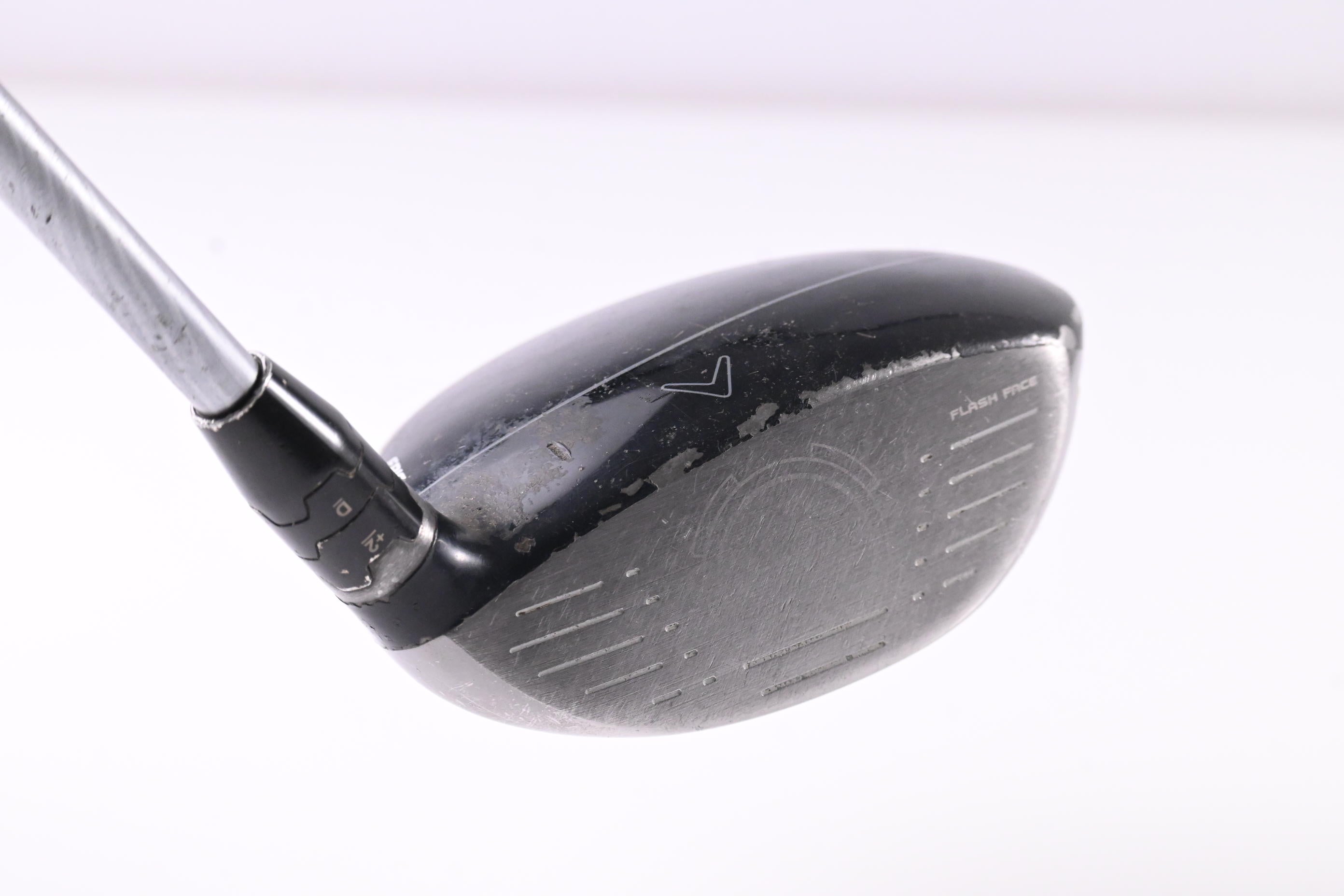 Left Hand Callaway Epic Flash #3 Wood / 15 Degree / Senior Flex Evenflow Green