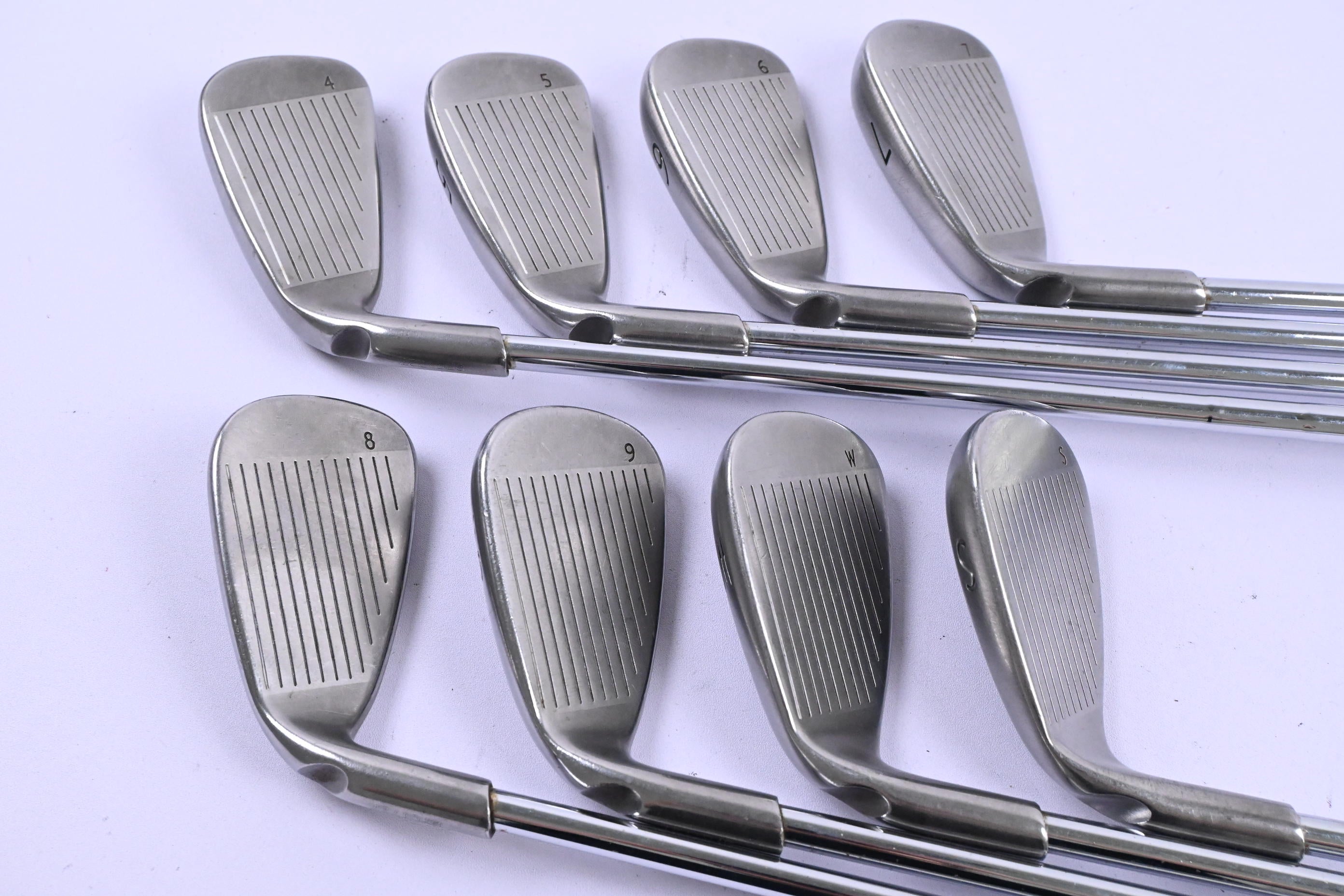 Ping G30 Irons / 4-PW+SW / Green Dot / Stiff Flex Ping CFS Distance Shafts