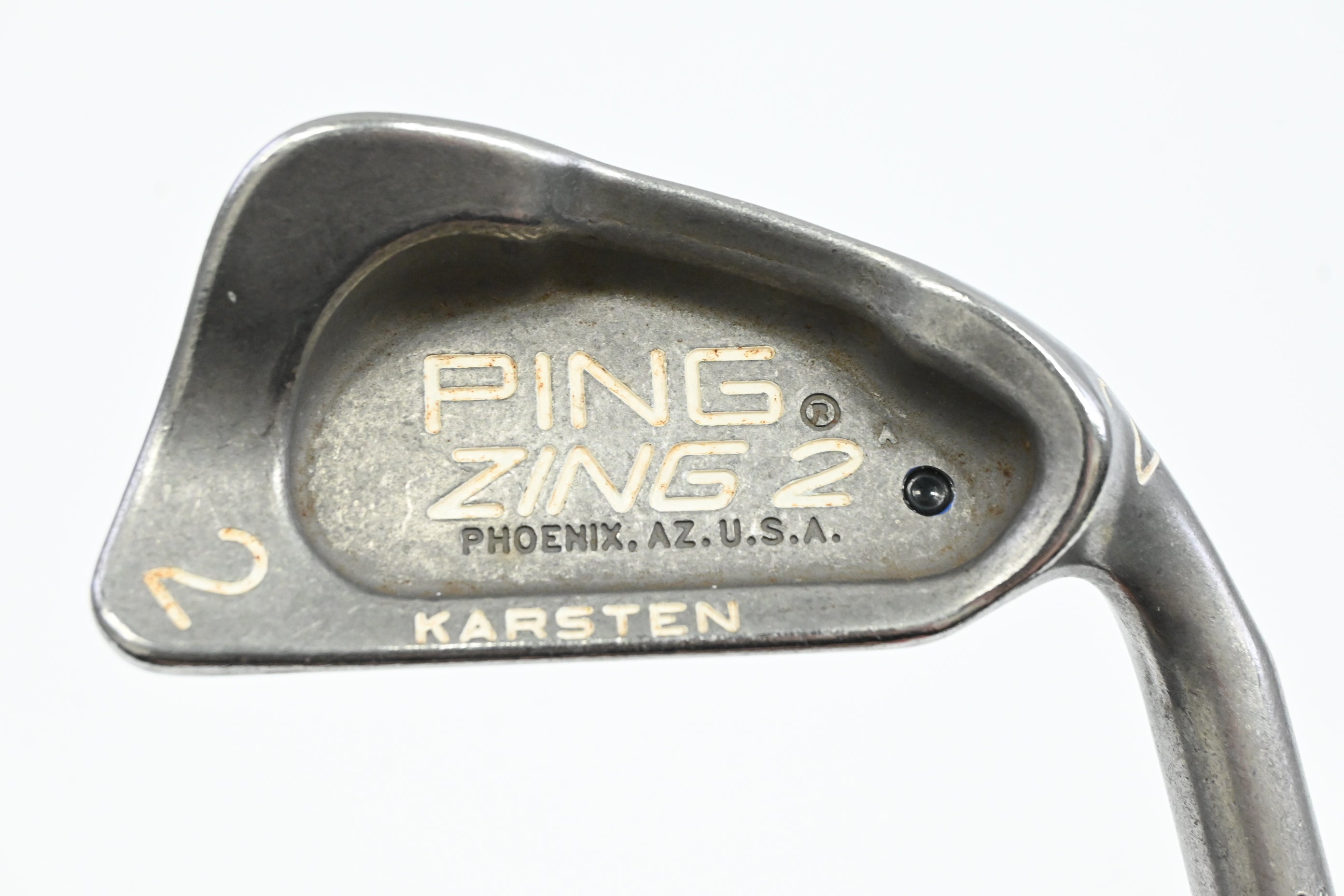 Ping Zing 2 BeCu #2 Iron / 18 Degree / Black Dot / Stiff Flex Ping Cushin JZ